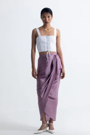 Lilac Drape Skirt