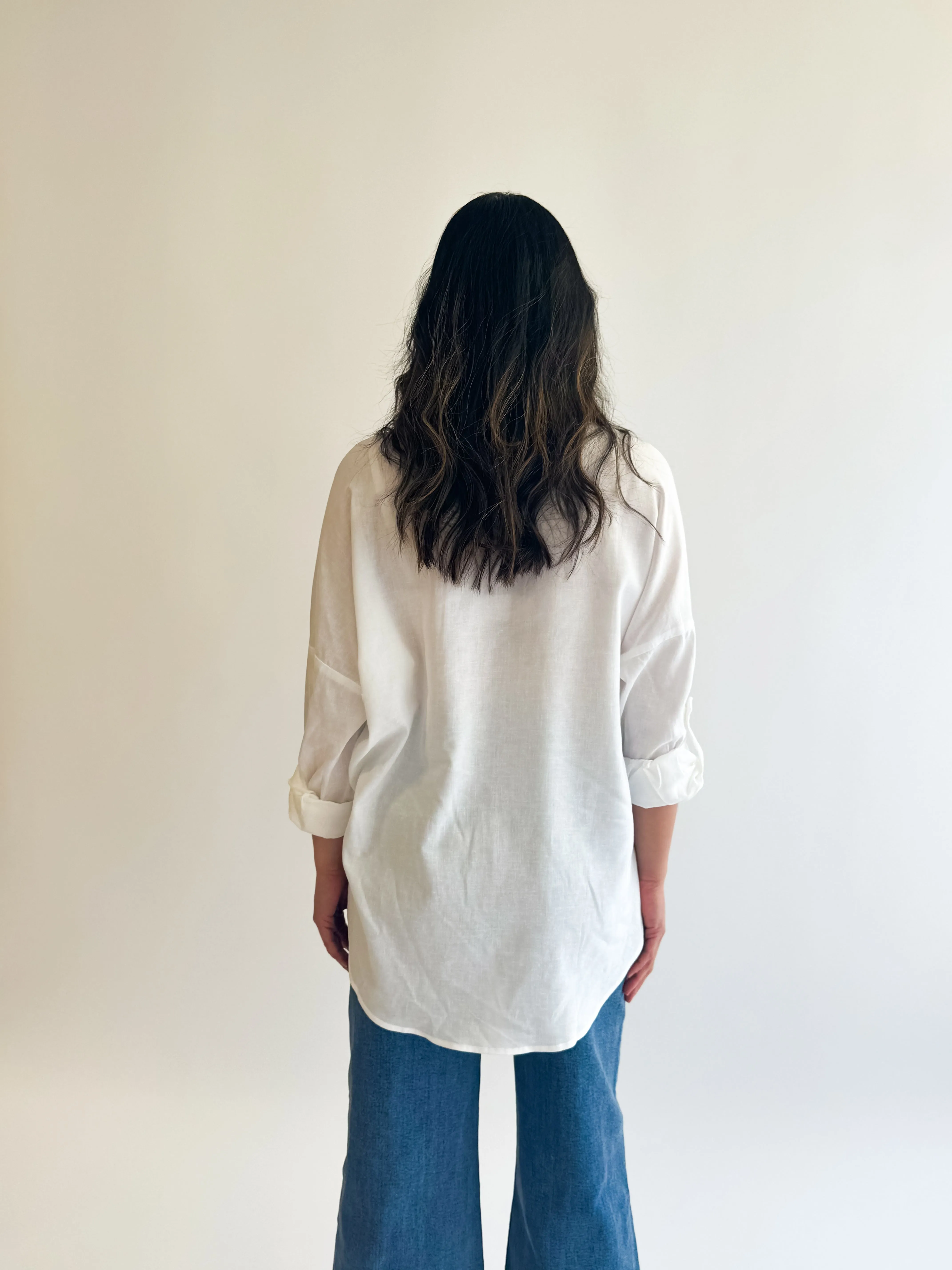 Linen Button Down Top