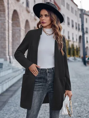 Long Open Front Blazer