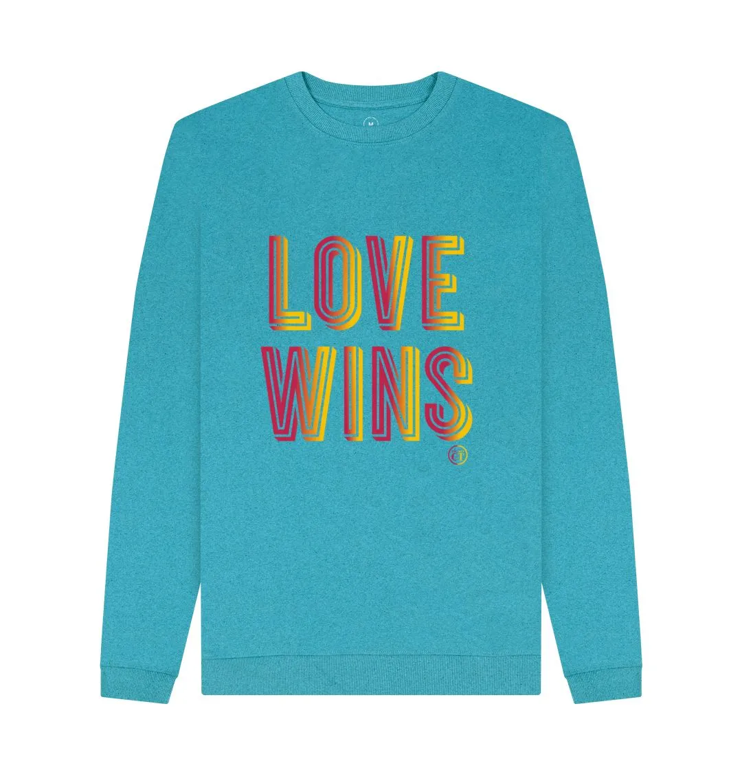 LV Wins Disco, Remill sweat. Black, grey, open blue. Free UK postage