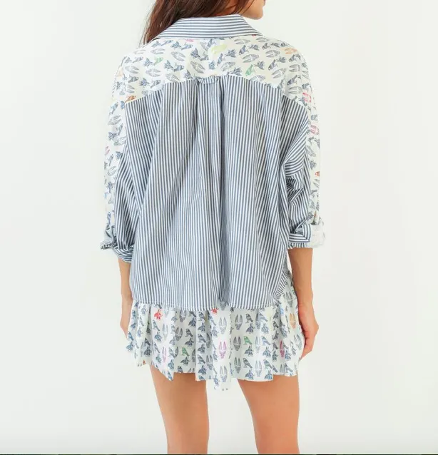 Lyle Top Smocky Stripe