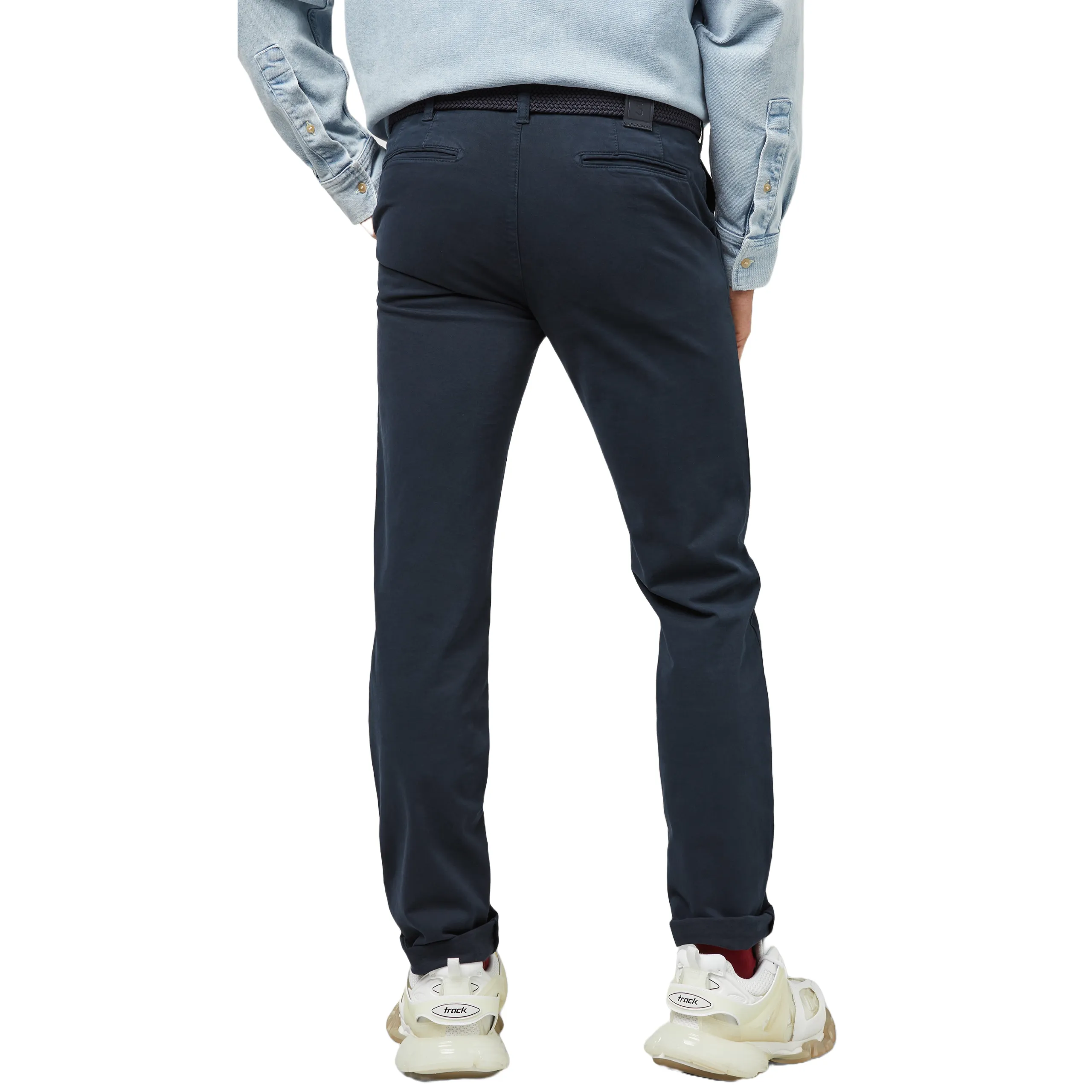 M5 by Meyer Slim Fit Chinos - Navy