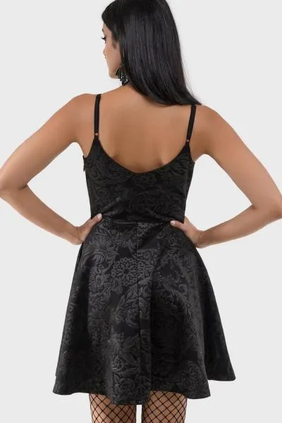 Magica Skater Dress - Black Lily -