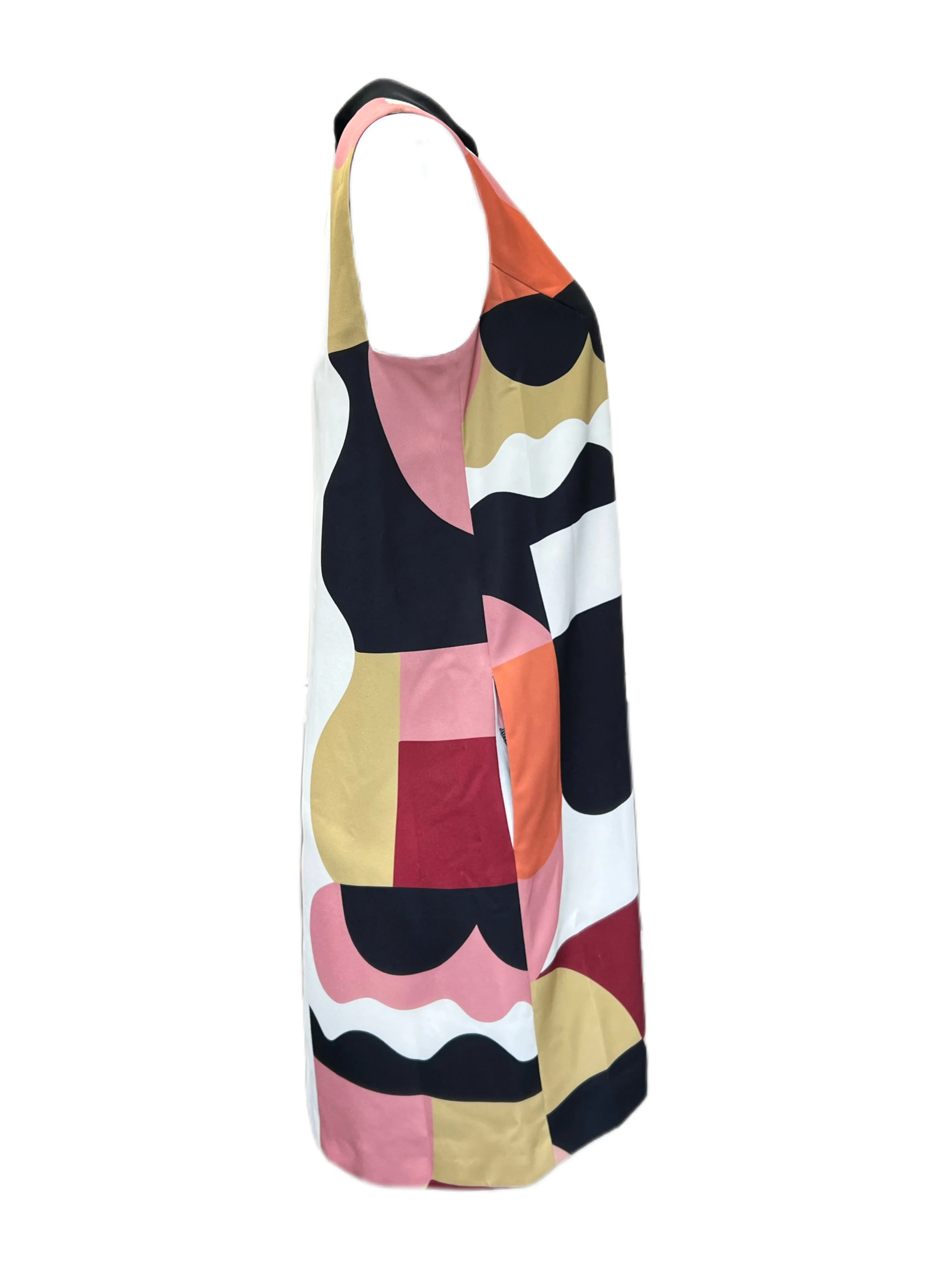 Marella By Max Mara Women's Cipria Painted Sleeveless Shift Dress Size 8 NWT