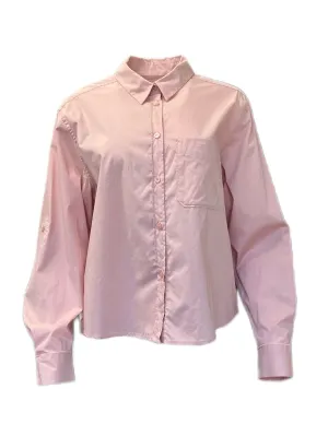 Marella By Max Mara Women's Pink Bus Button Down Shirt Size 10 NWT