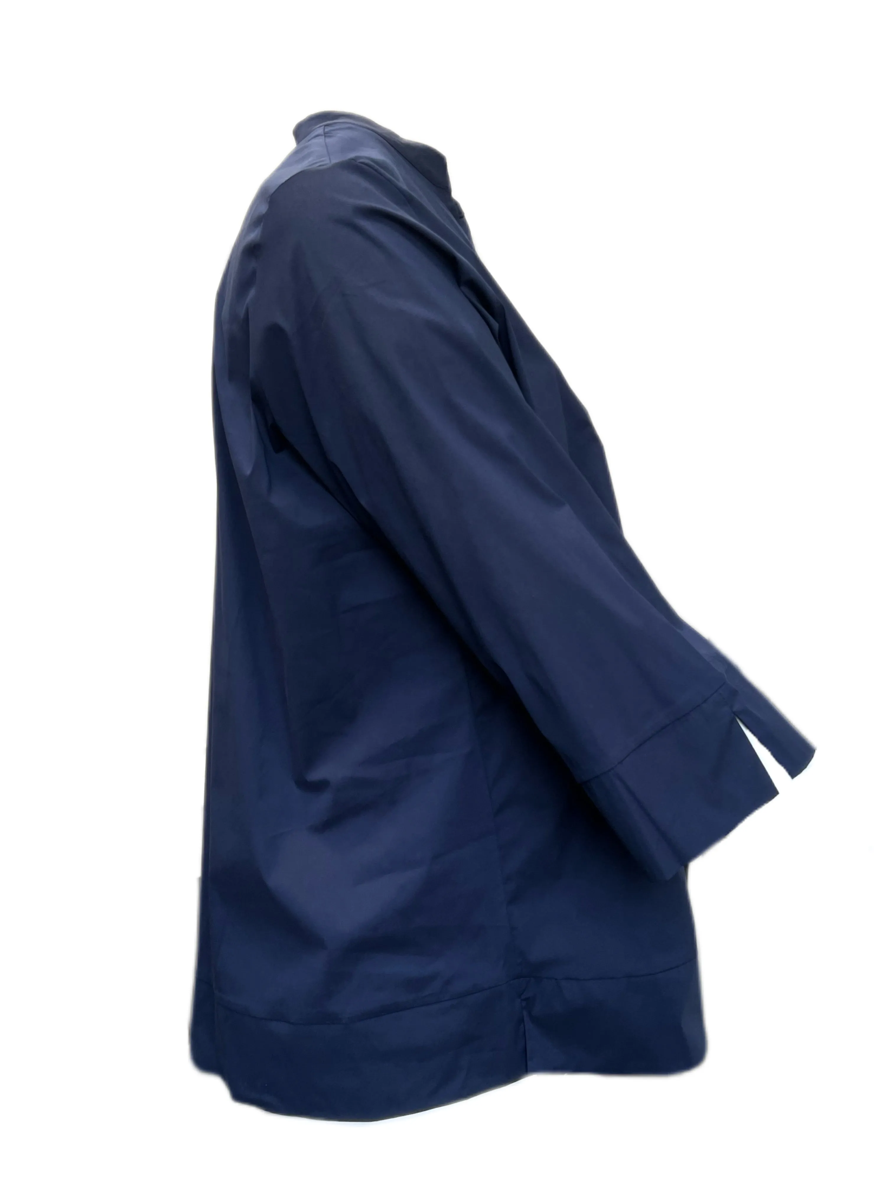 Marina Rinaldi Women's Blue Barbareasy Button Down Shirt Size 20W/29 NWT