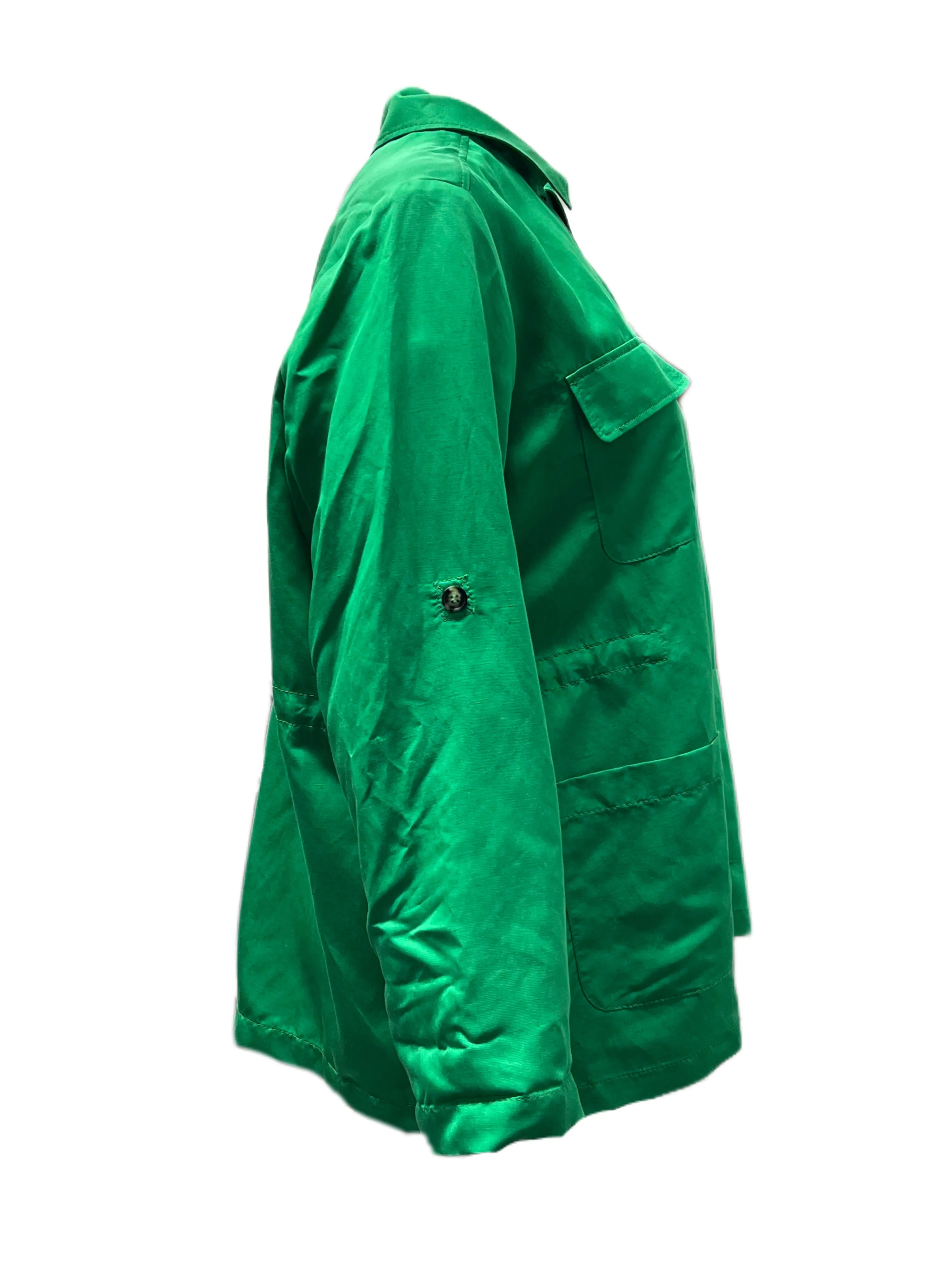 Marina Rinaldi Women's Green Fecola Button Down Shirt NWT