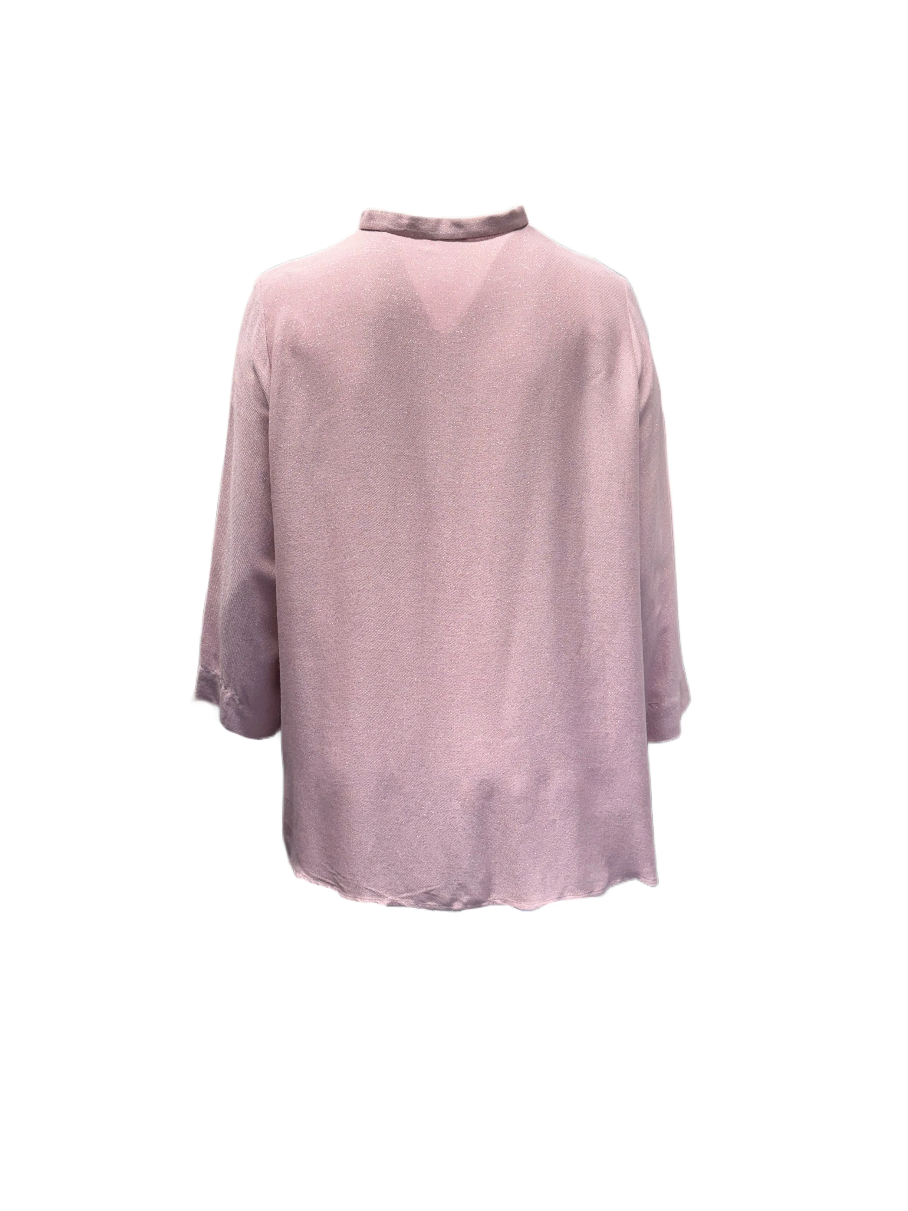 Marina Rinaldi Women's Pink Breve Button Down Shirt NWT