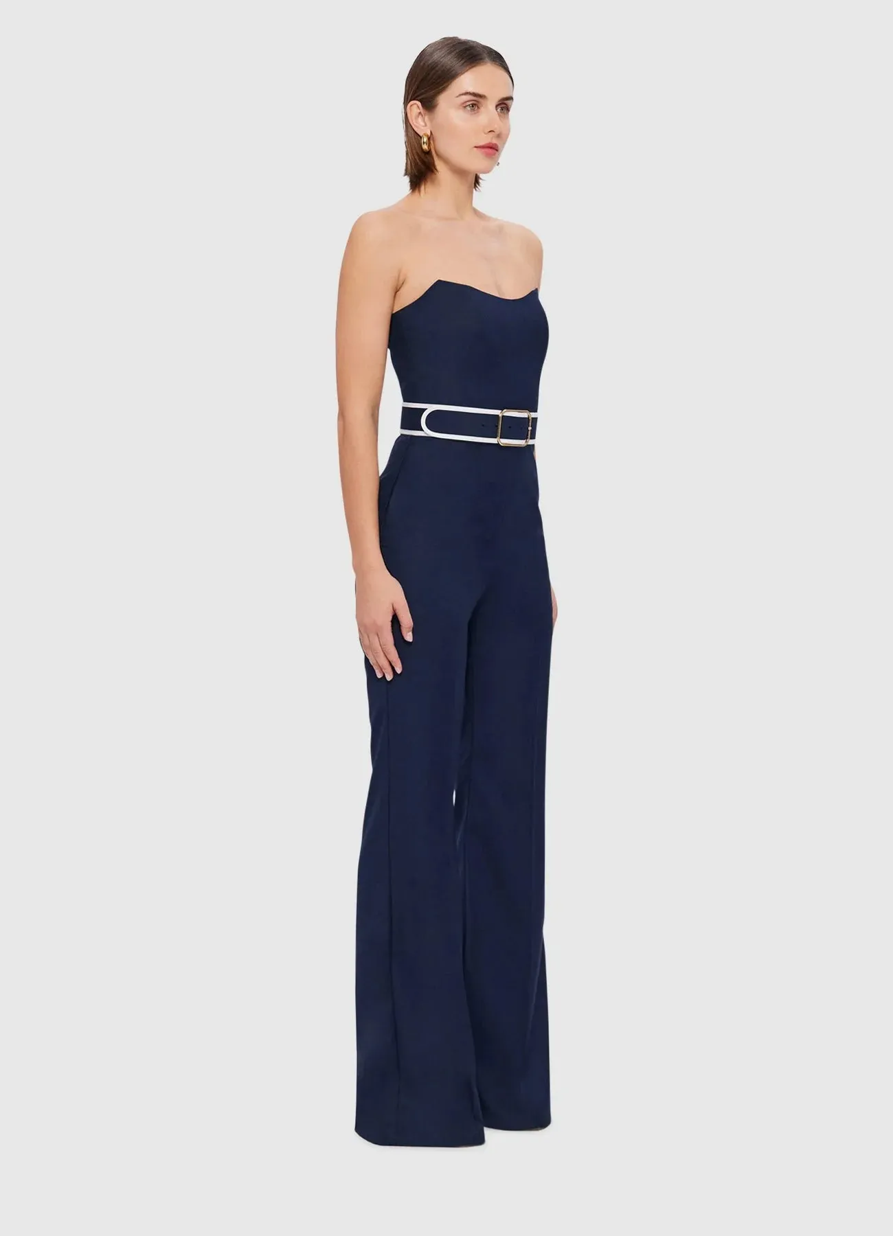 Mary Jumpsuit - Oxford Blue