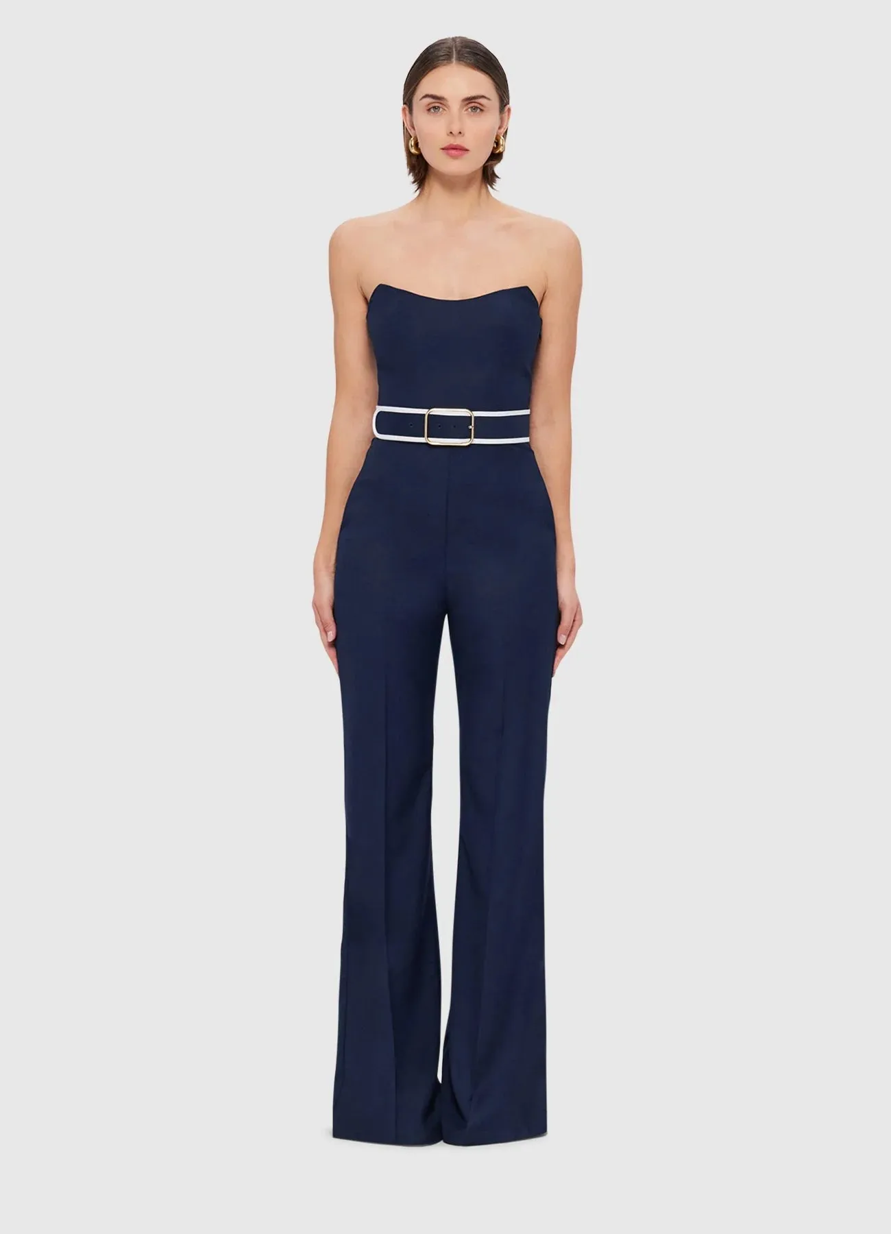 Mary Jumpsuit - Oxford Blue