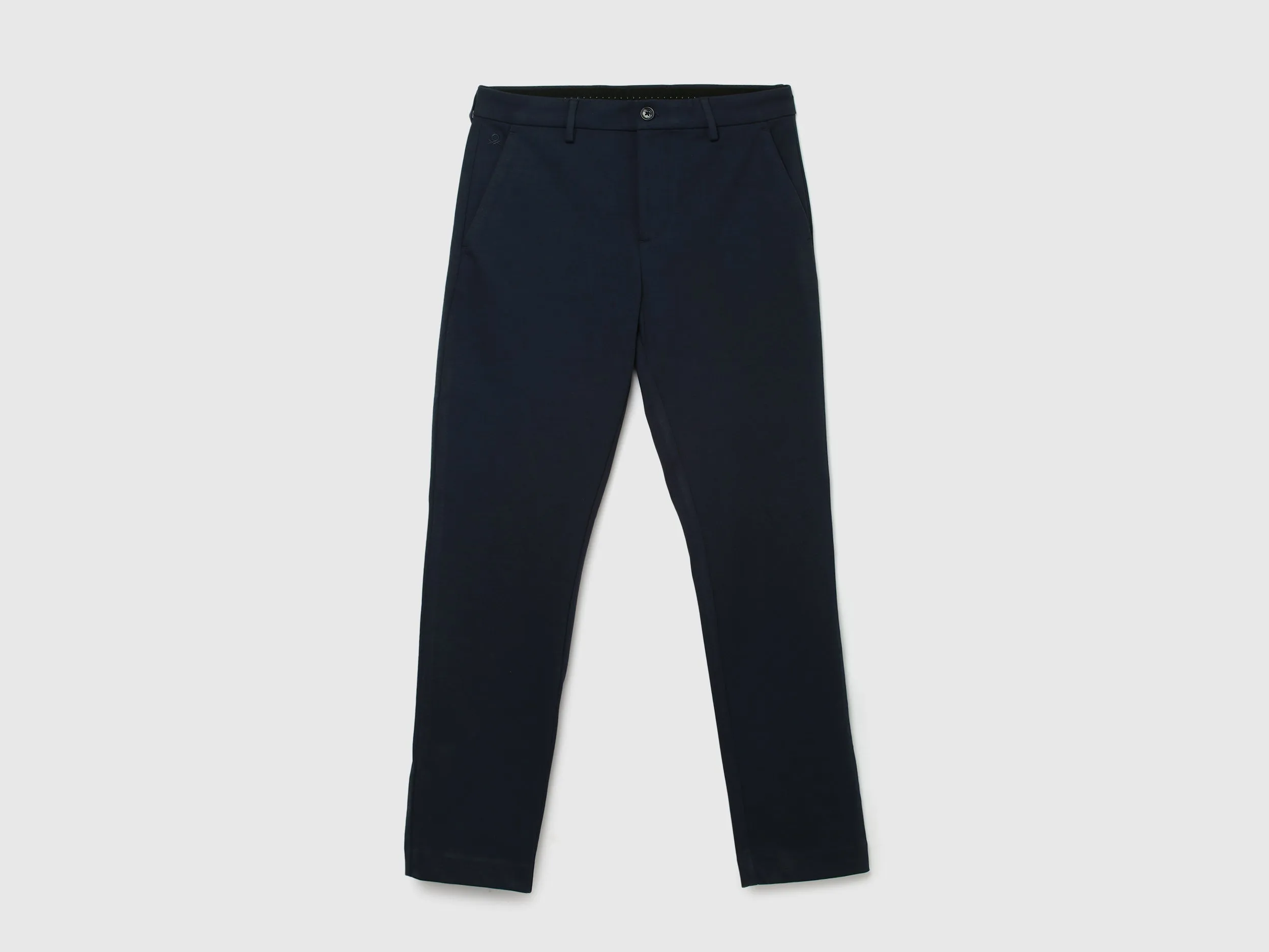 Men Textured Slim Fit Trousers