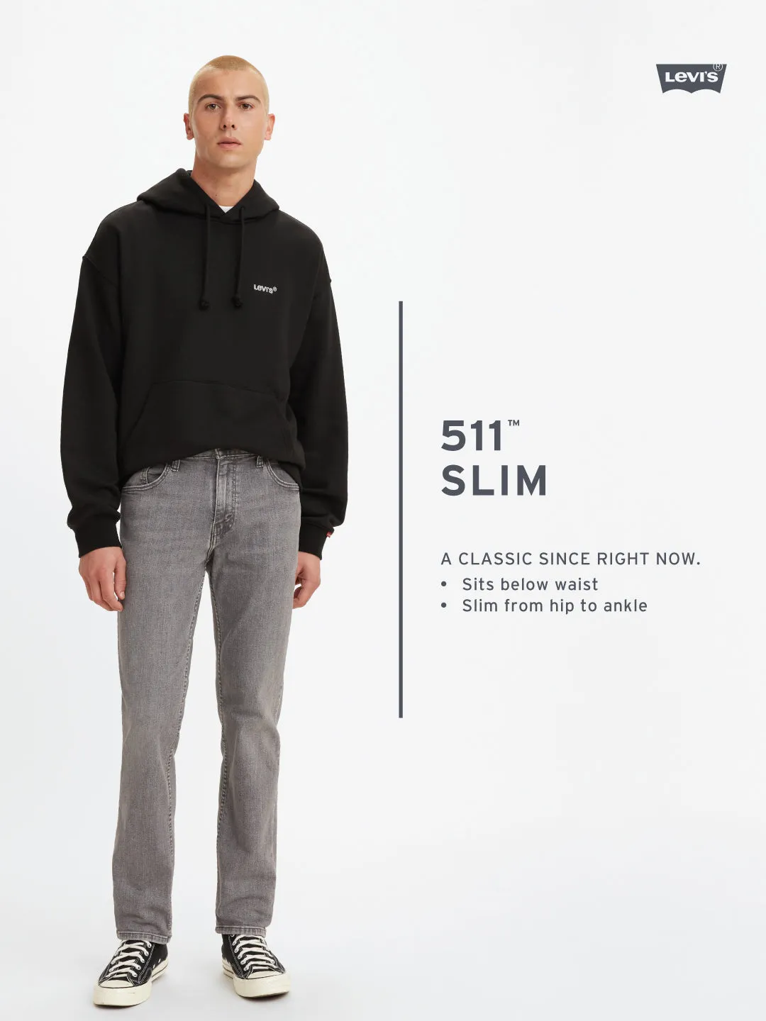 Men's 511 Slim Fit Brown Trousers