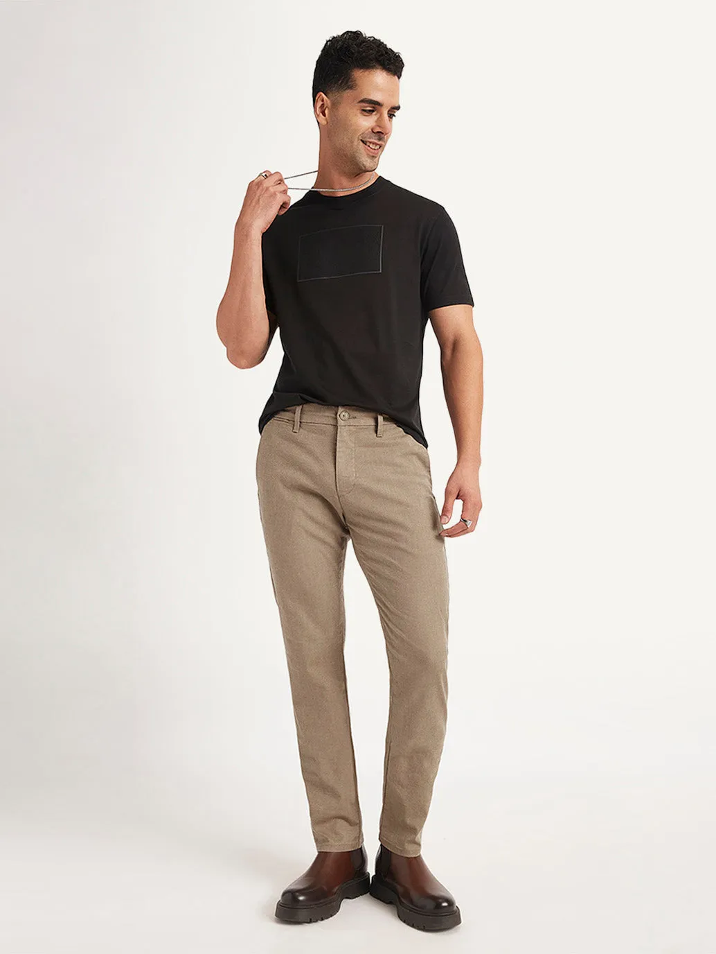 Men's 511 Slim Fit Brown Trousers