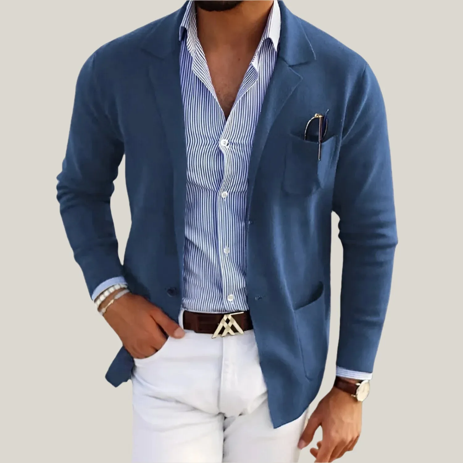 Men's Business Casual Lightweight Blazer Jacket For Summer