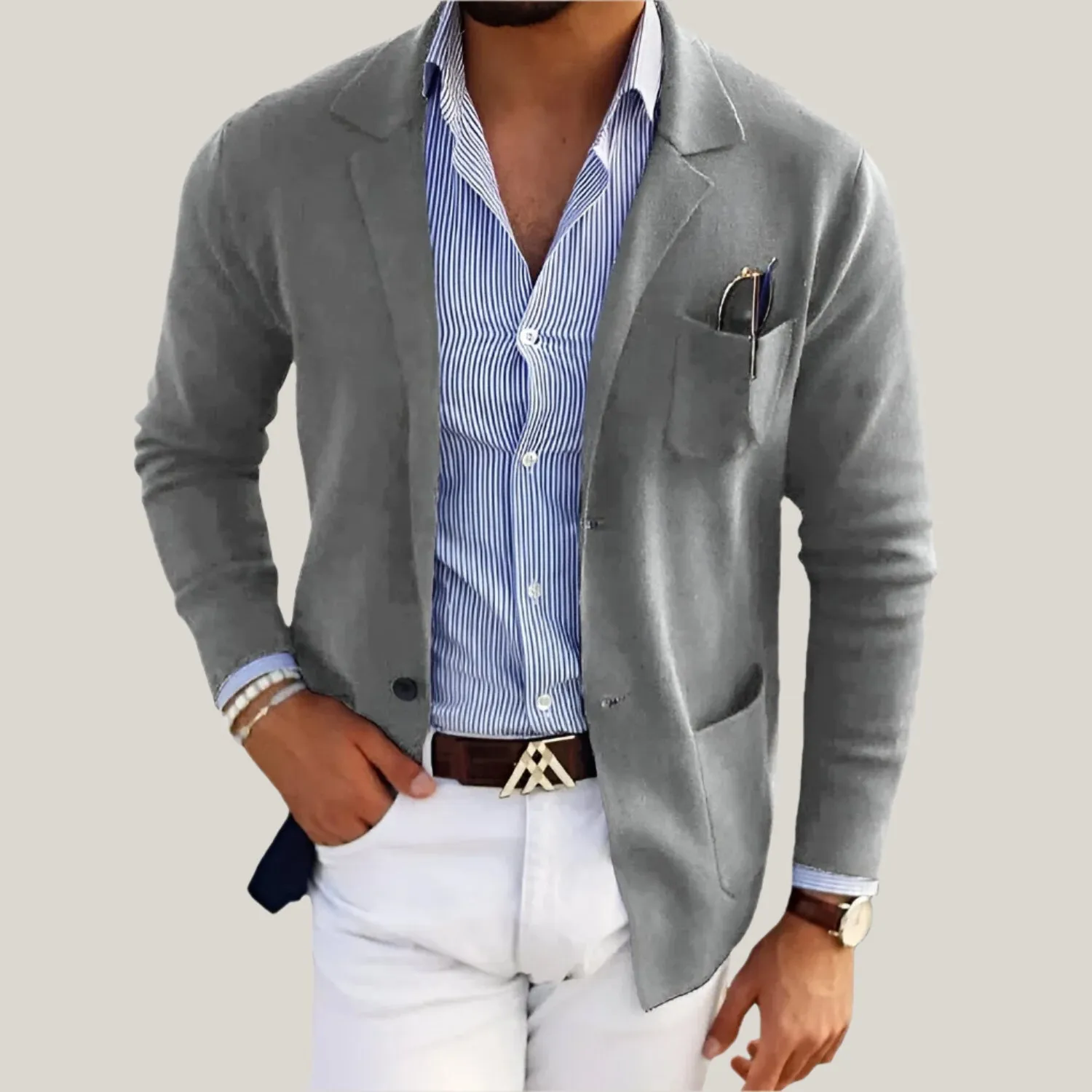 Men's Business Casual Lightweight Blazer Jacket For Summer