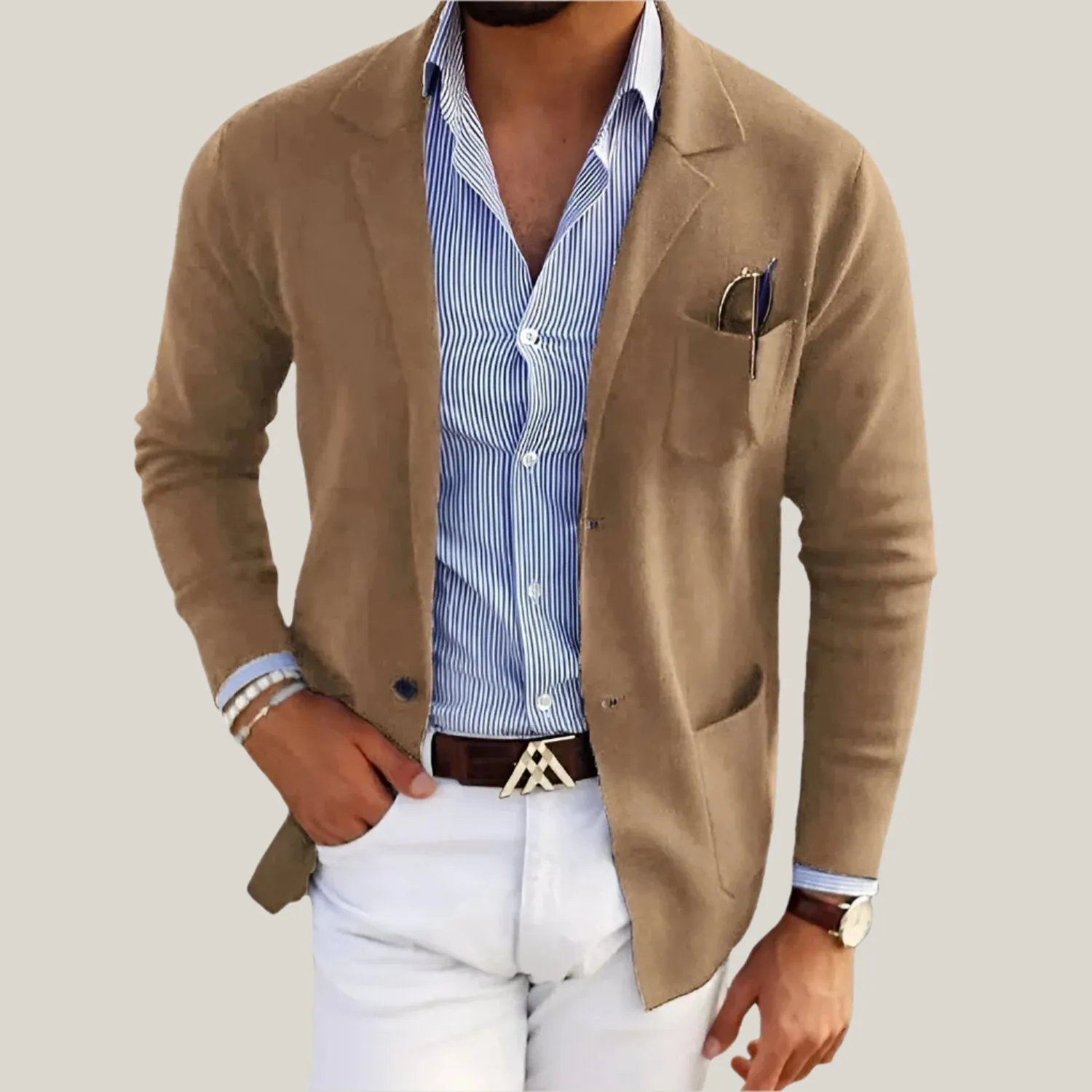 Men's Business Casual Lightweight Blazer Jacket For Summer