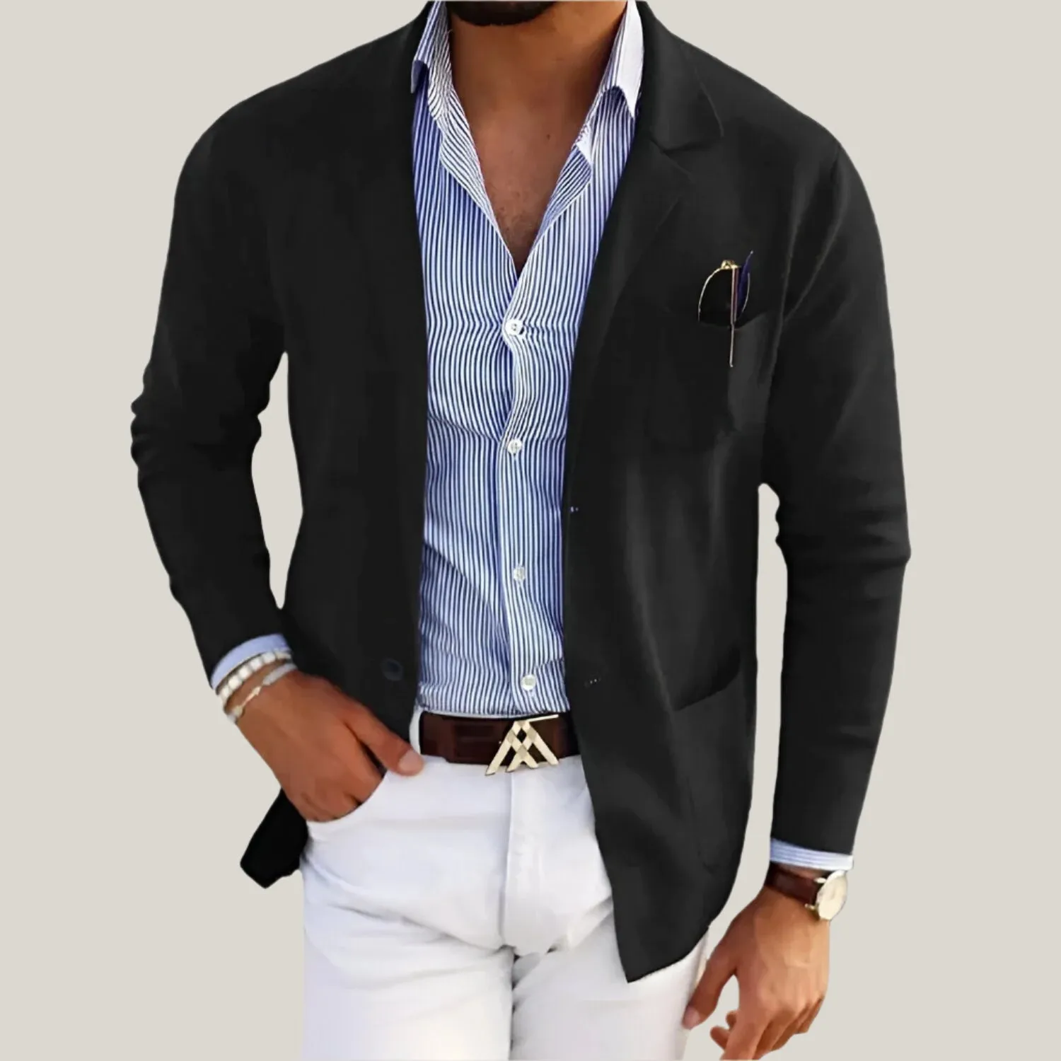 Men's Business Casual Lightweight Blazer Jacket For Summer