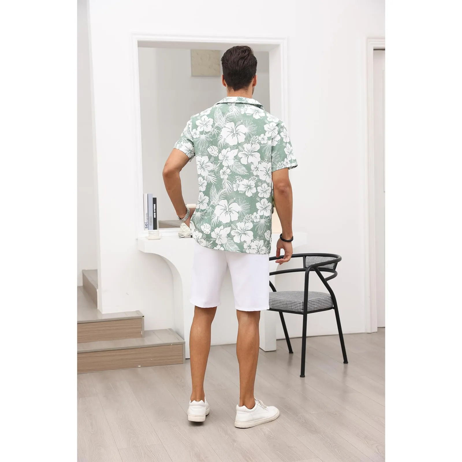 Mens Floral Button Down Shirts