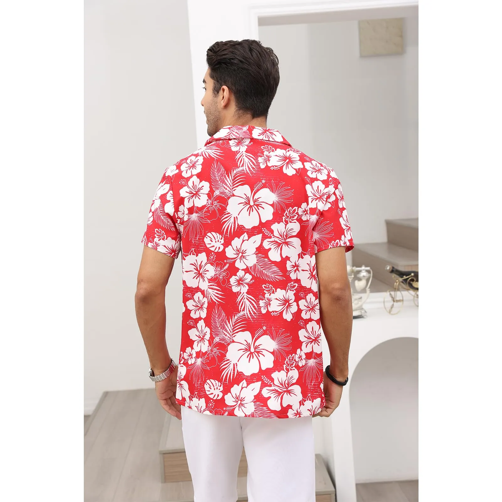 Mens Floral Button Down Shirts