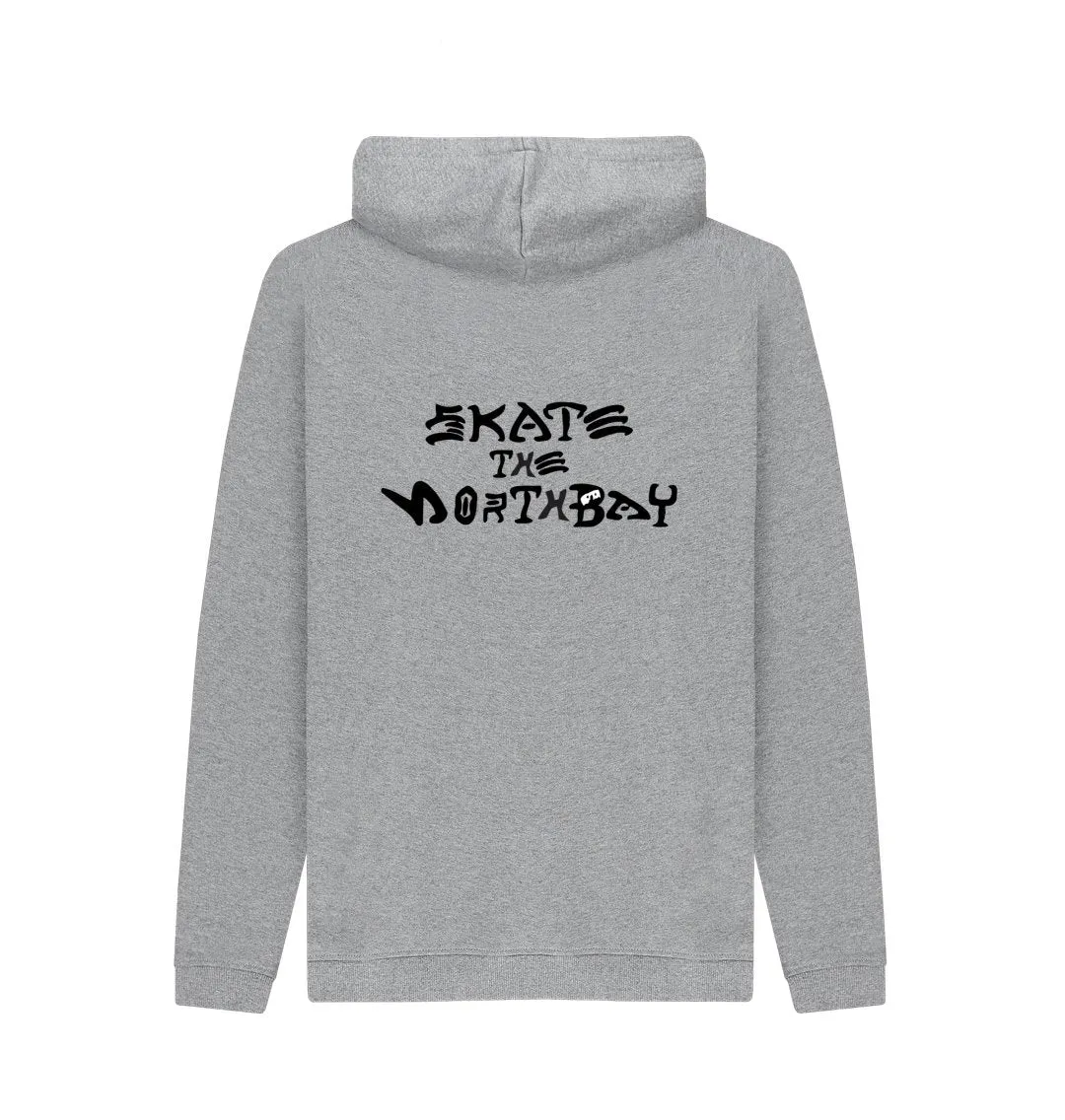 Men's Hoodie with HairyBobs Cave and Skate the Northbay Design