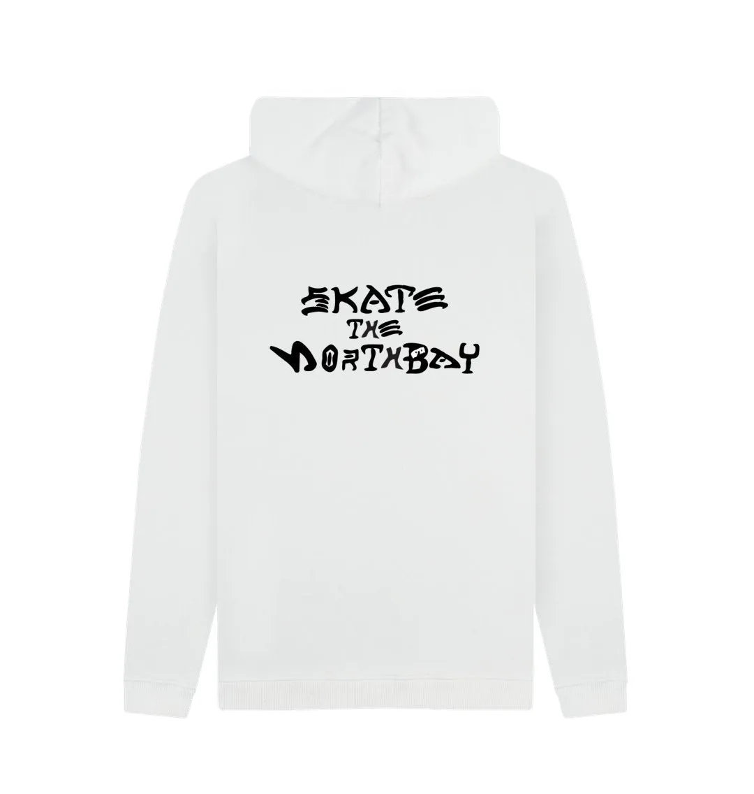 Men's Hoodie with HairyBobs Cave and Skate the Northbay Design