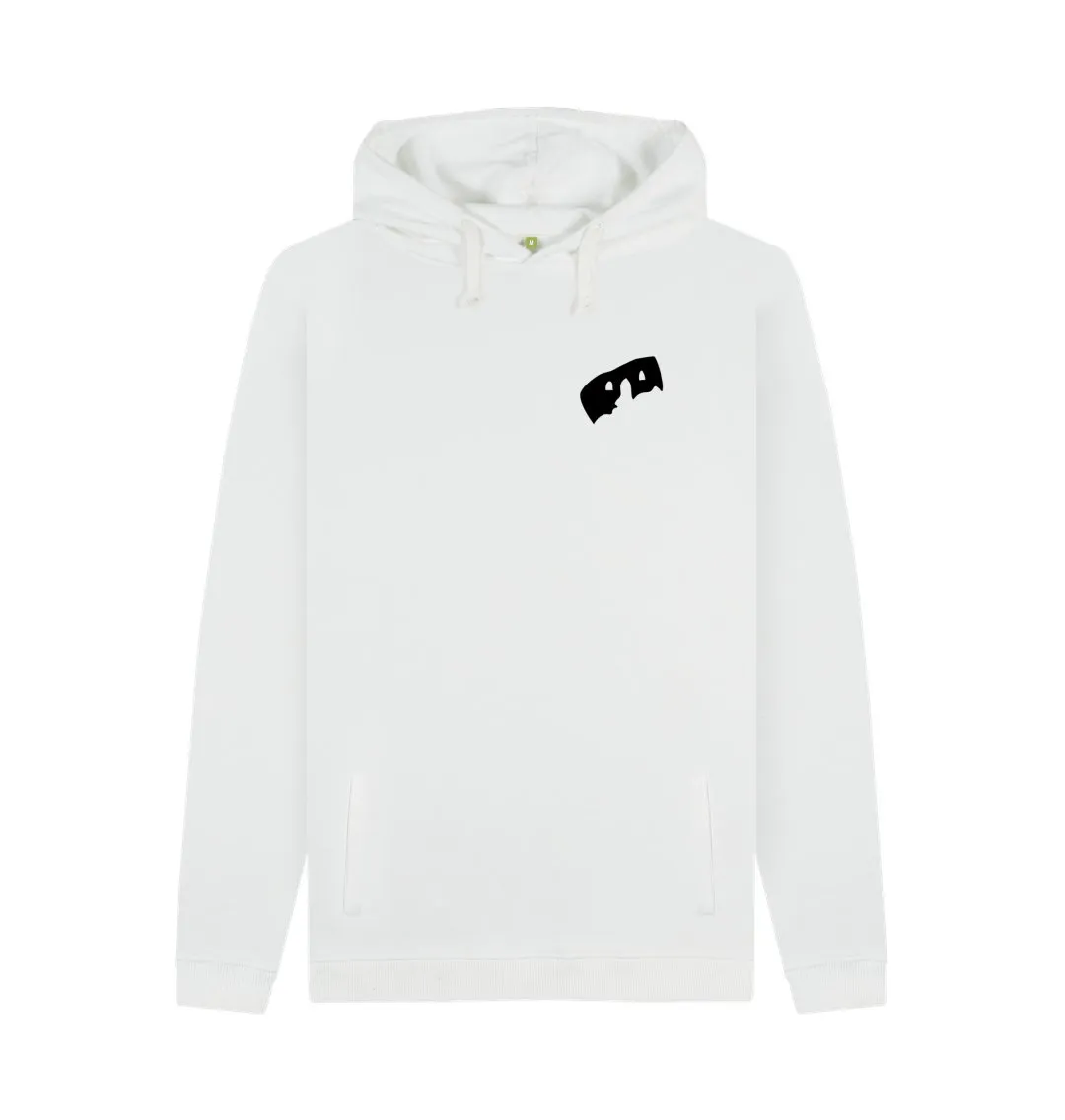 Men's Hoodie with HairyBobs Cave and Skate the Northbay Design