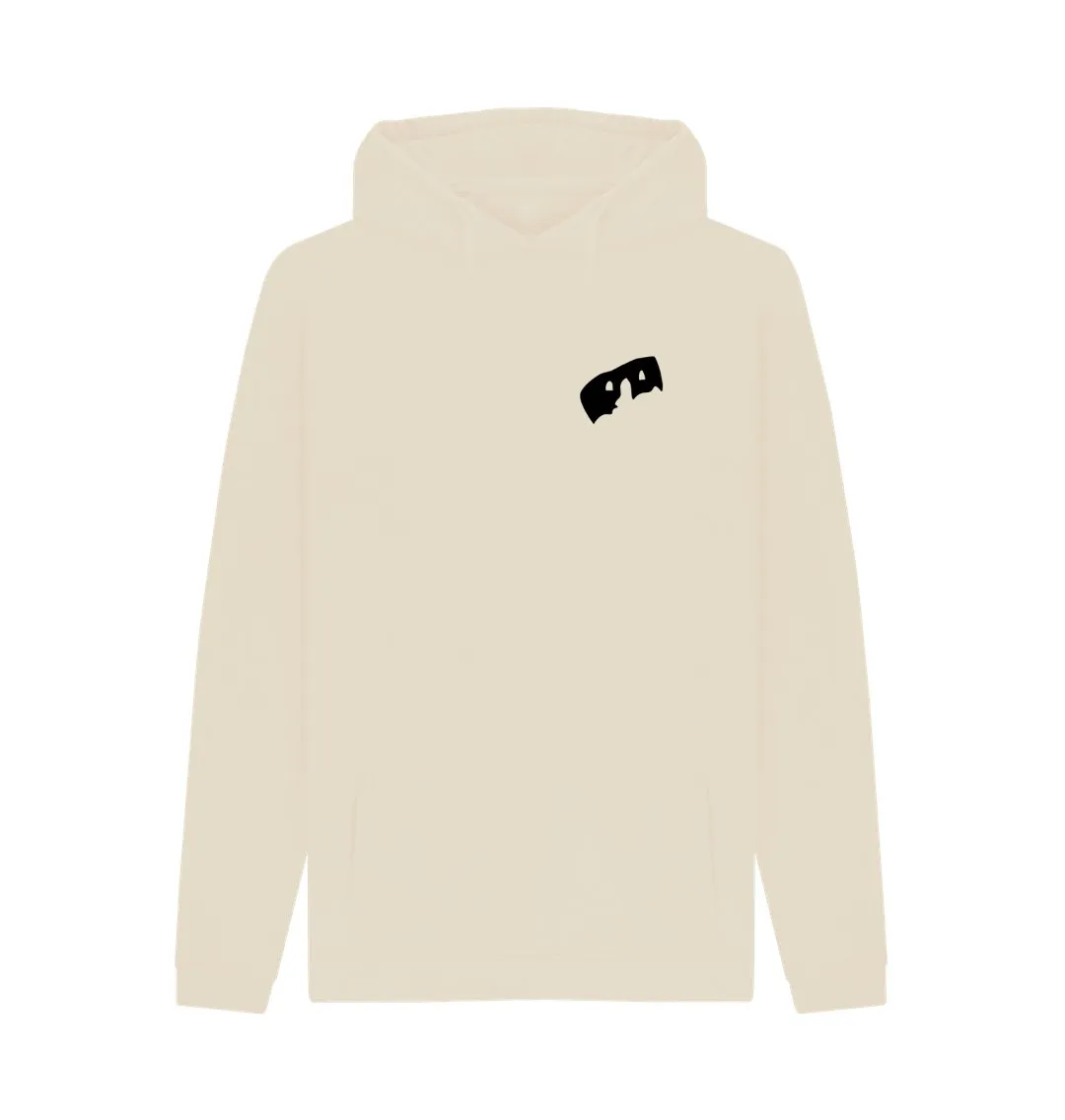 Men's Hoodie with HairyBobs Cave and Skate the Northbay Design