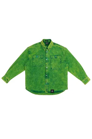 MEN'S OVERSIZED SHIRT WITH IO WASH