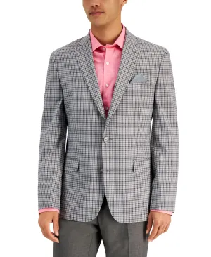 Men's Slim-Fit Patterned Blazer