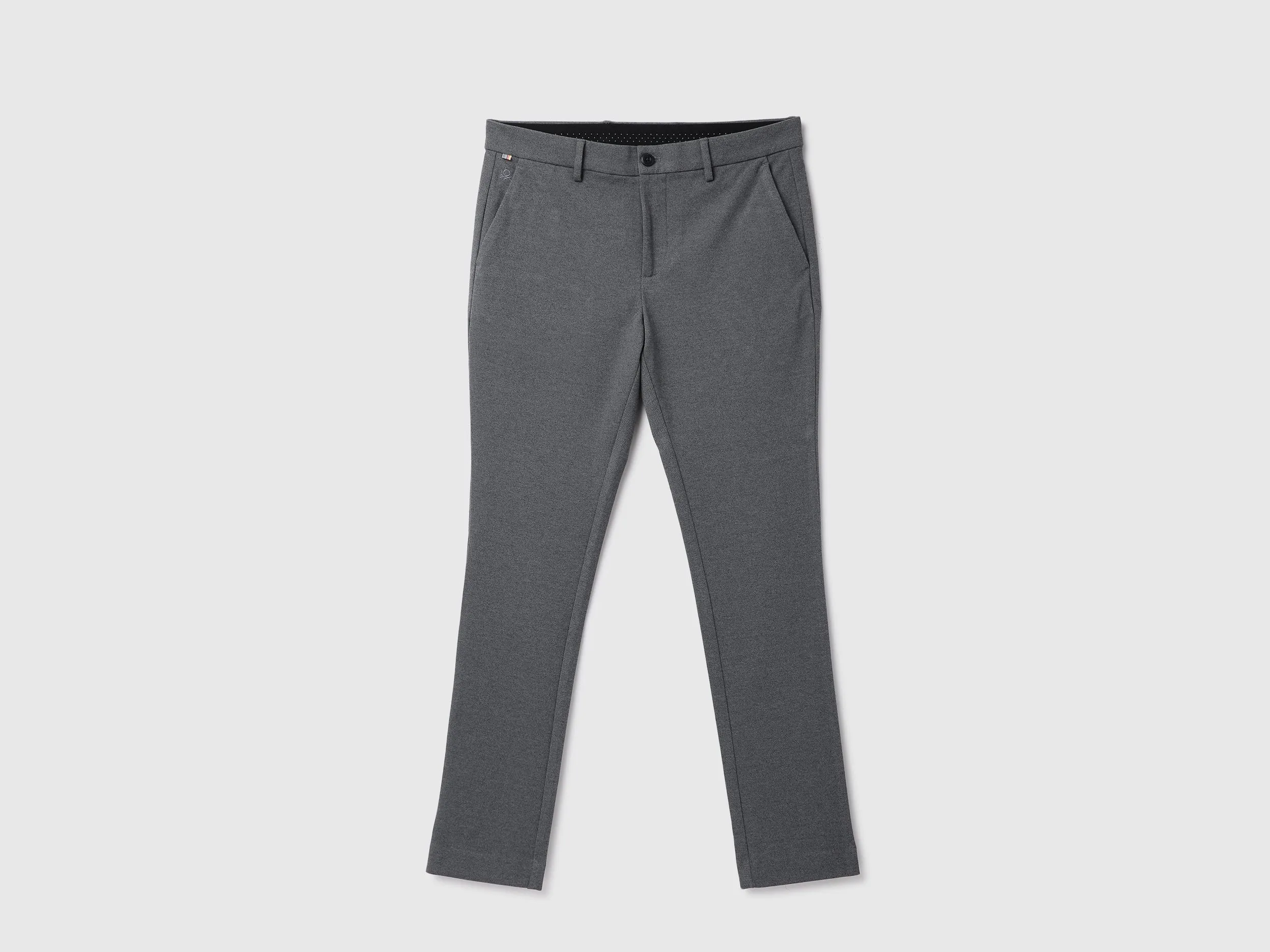 Mens Slim Fit Patterned Trousers