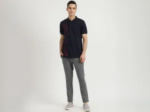 Mens Slim Fit Patterned Trousers