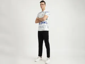 Mens Slim Fit Solid Trousers