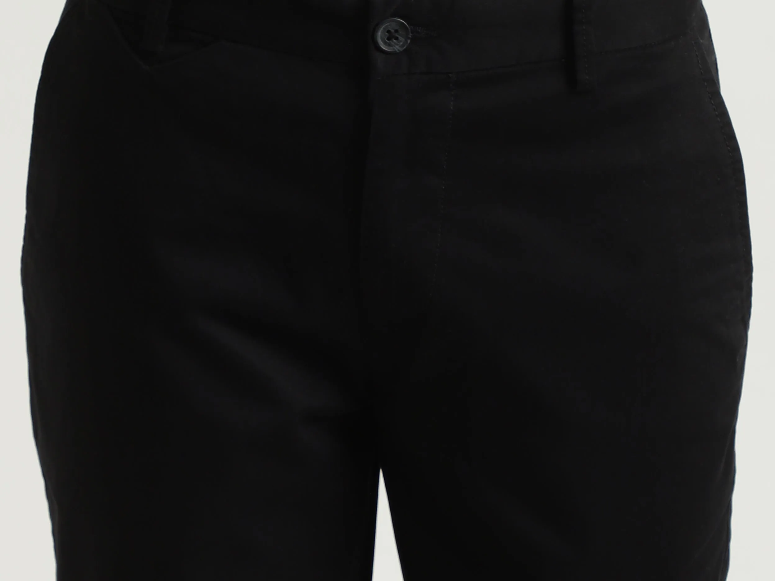 Mens Slim Fit Solid Trousers