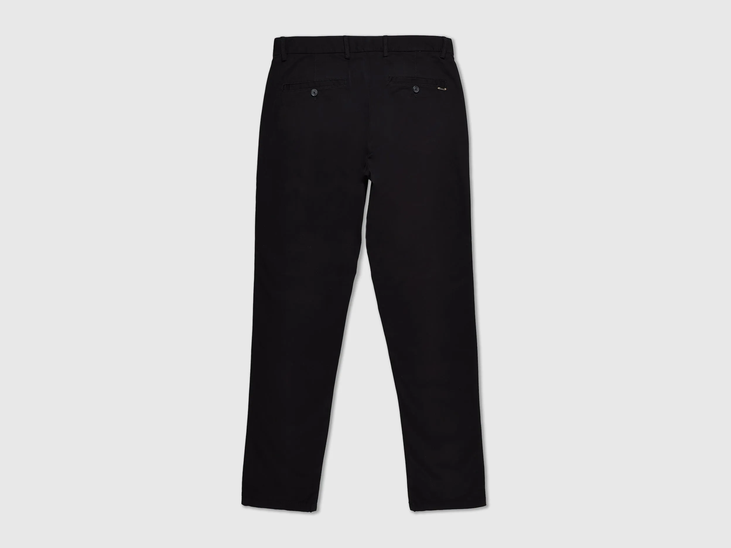 Mens Slim Fit Solid Trousers