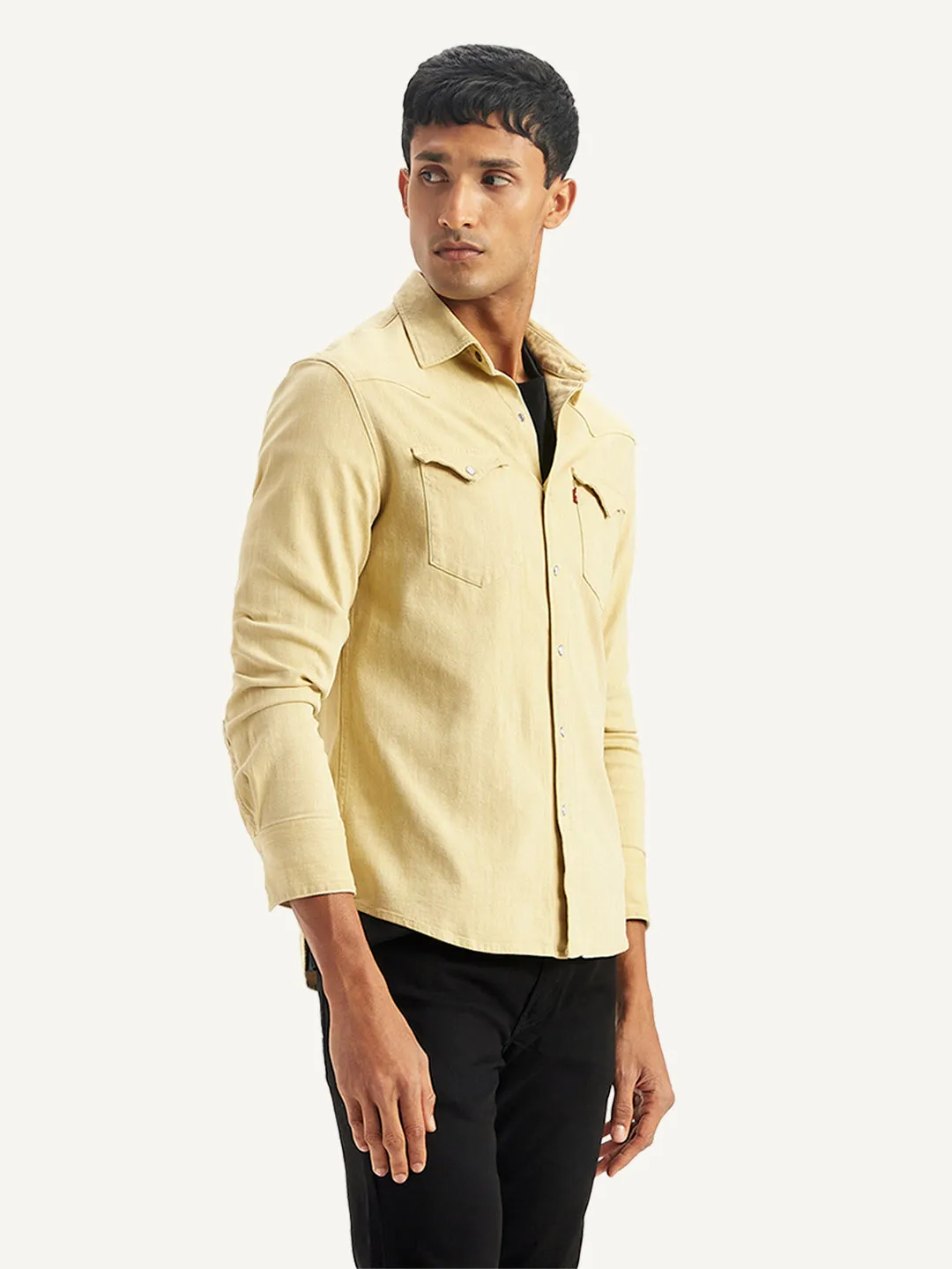 Men's Solid Slim Fit Shirt