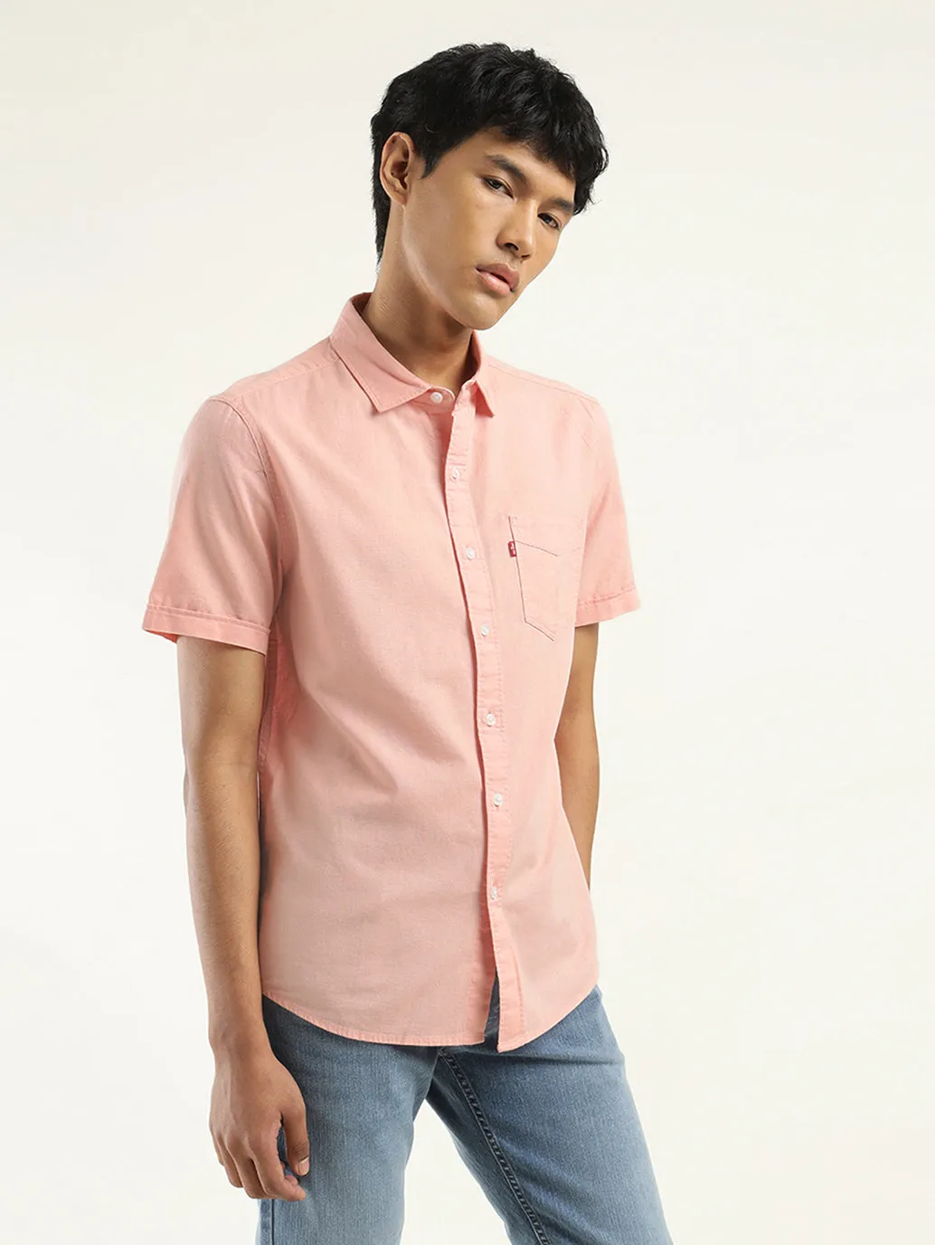 Men's Solid Slim Fit Shirt