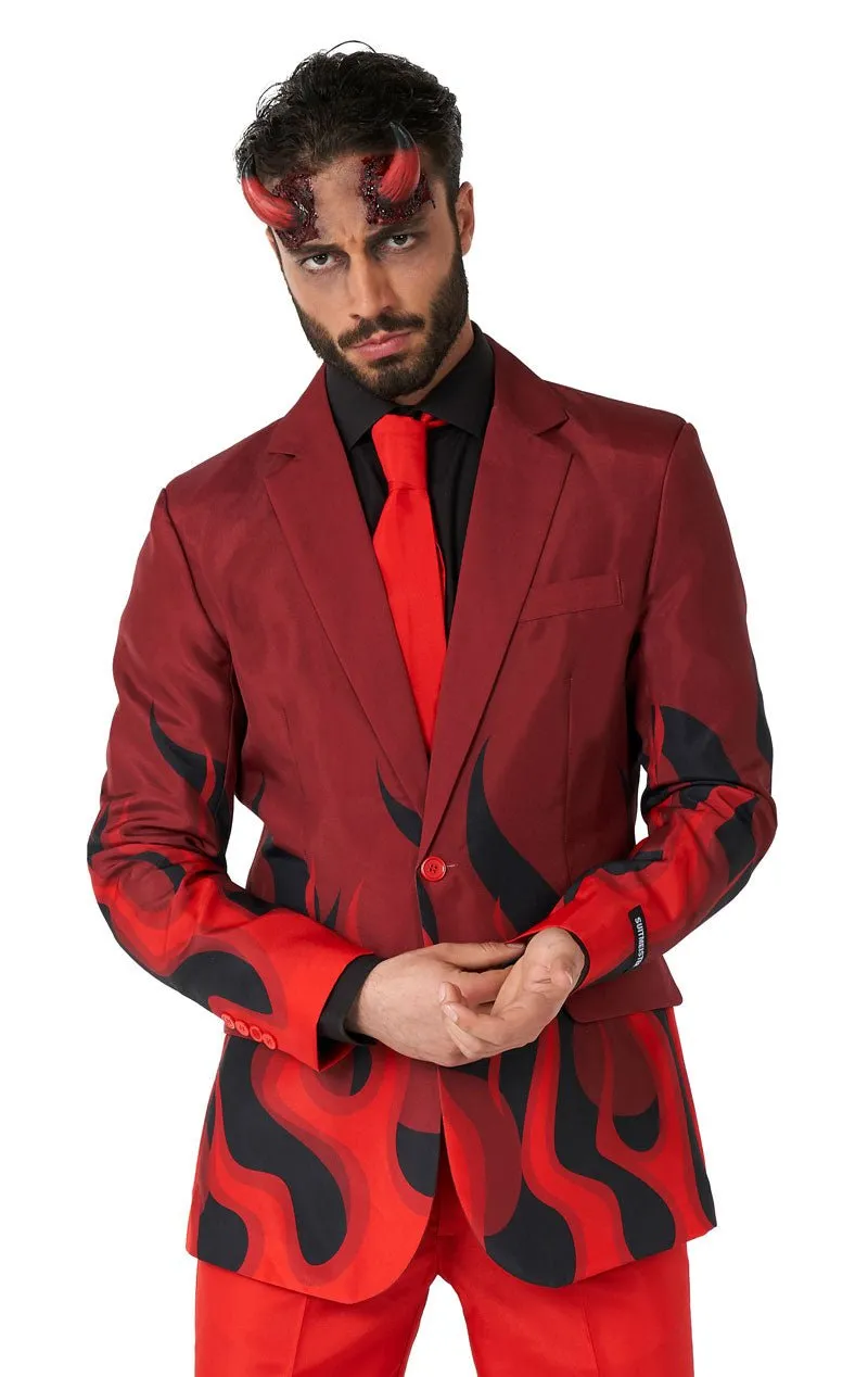 Mens SuitMeister Devil Red Suit