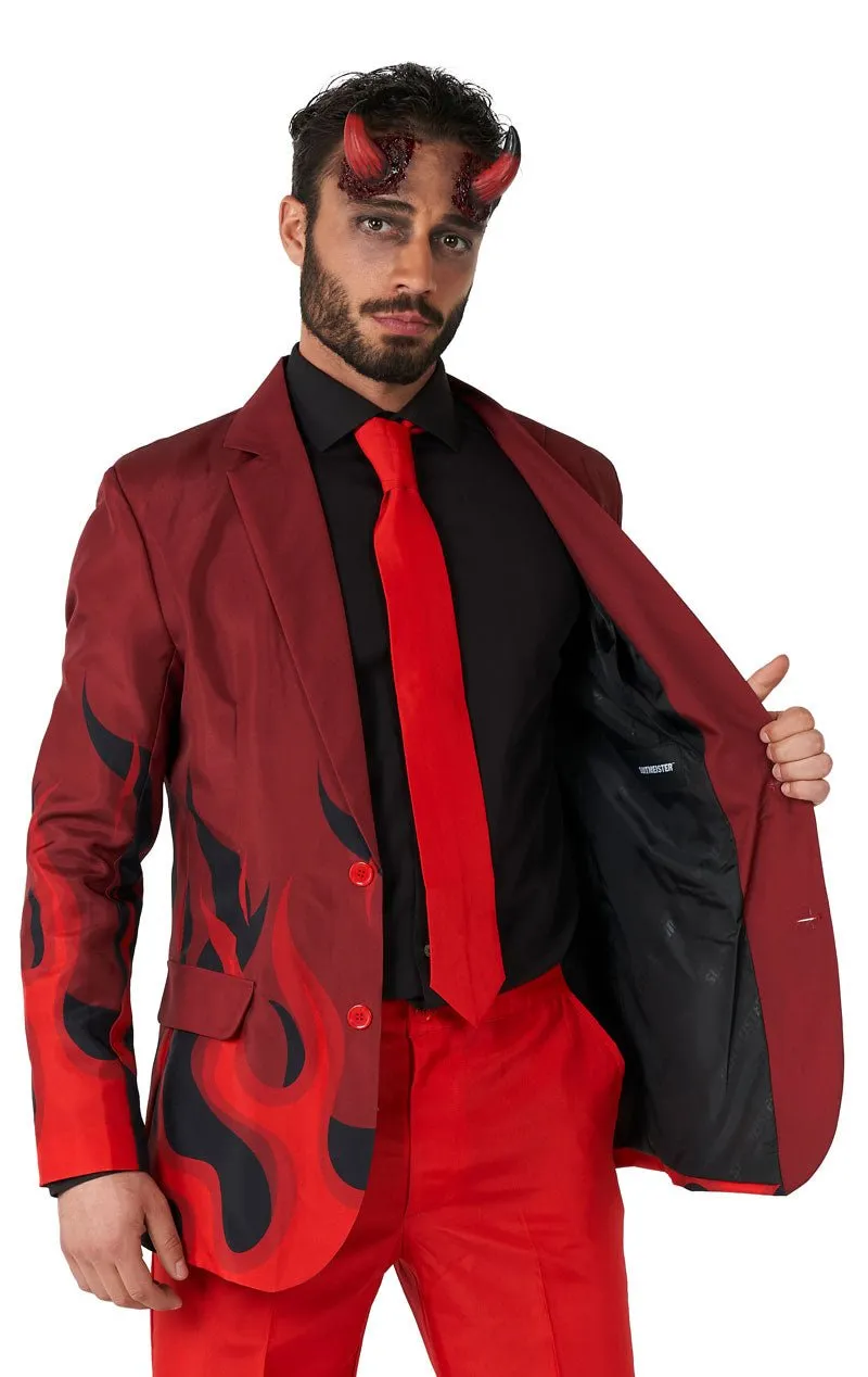 Mens SuitMeister Devil Red Suit