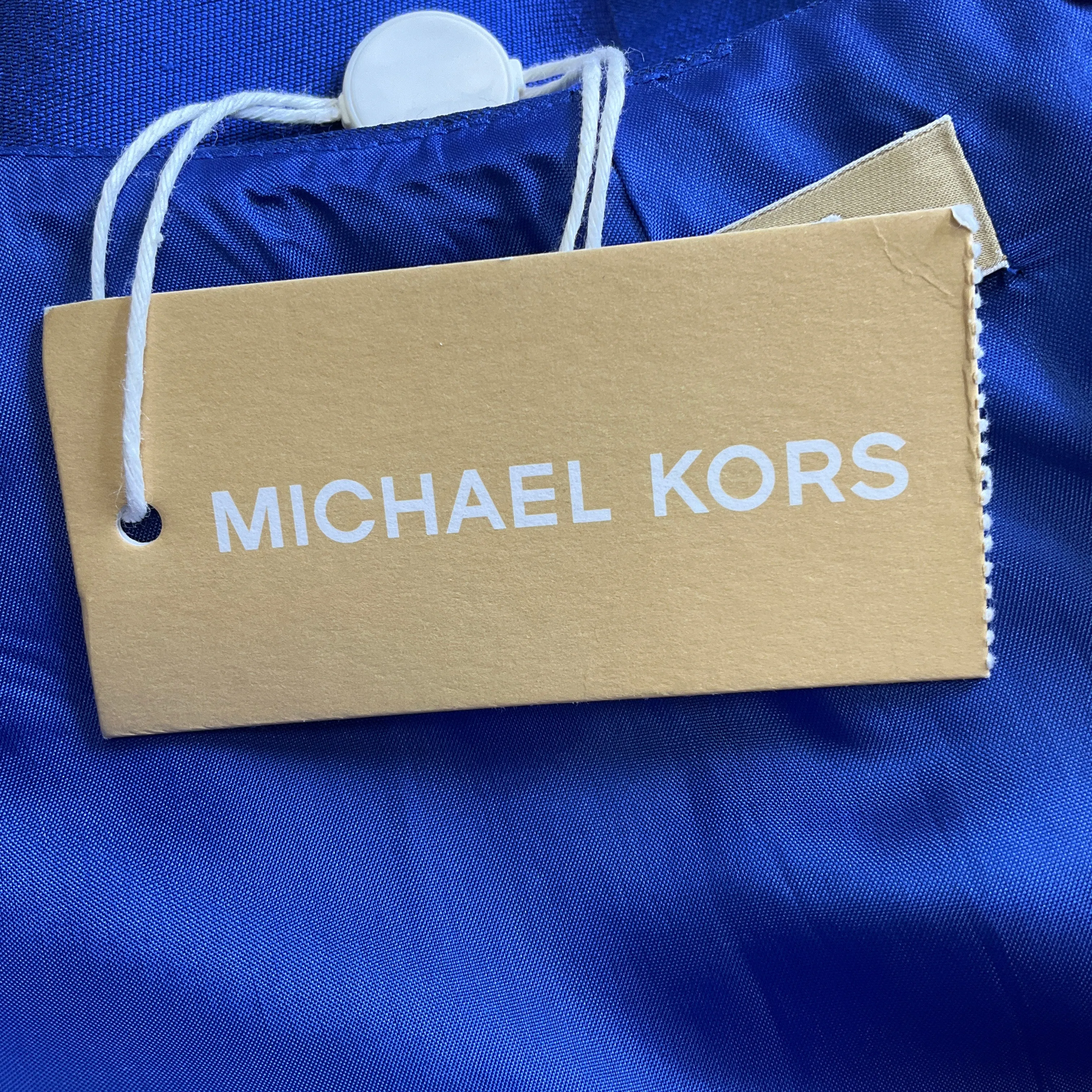 Michael Kors Sapphire Resort 2012 Shantung A-Line Sheath Dress