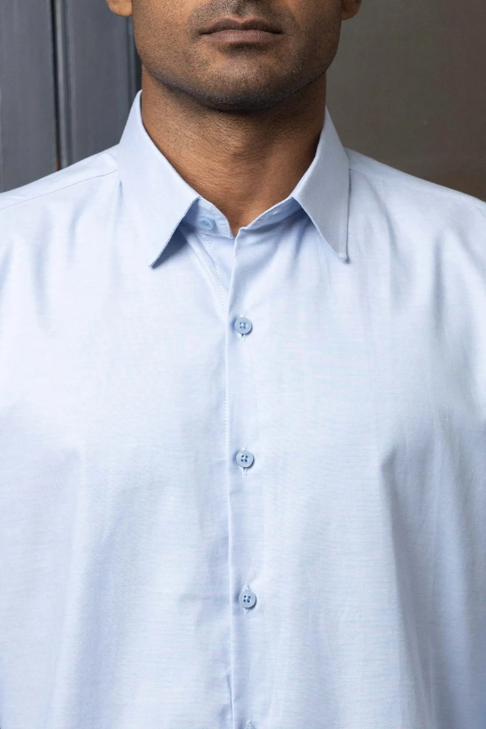 Mid Blue Essentials Shirt