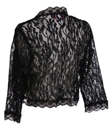 Mid-Length Lace Bolero Jacket