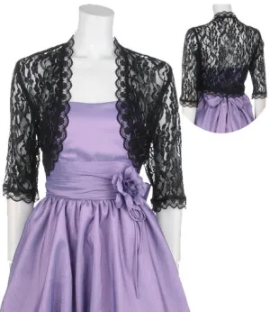 Mid-Length Lace Bolero Jacket
