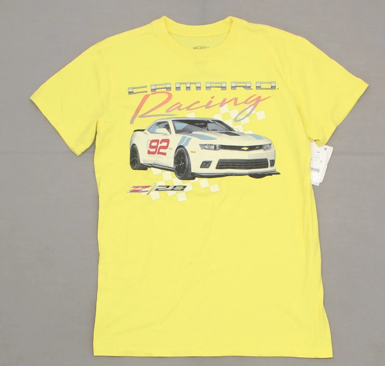 Mighty Fine Women's Short Sleeve CAMARO RACING Boyfriend Graphic T-Shirt