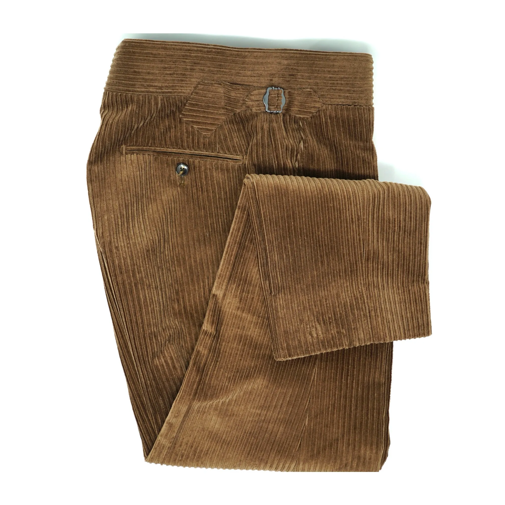 Milk Chocolate Brown Corduroy Trousers