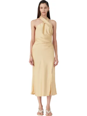 Misha rosanna dress lemon drop
