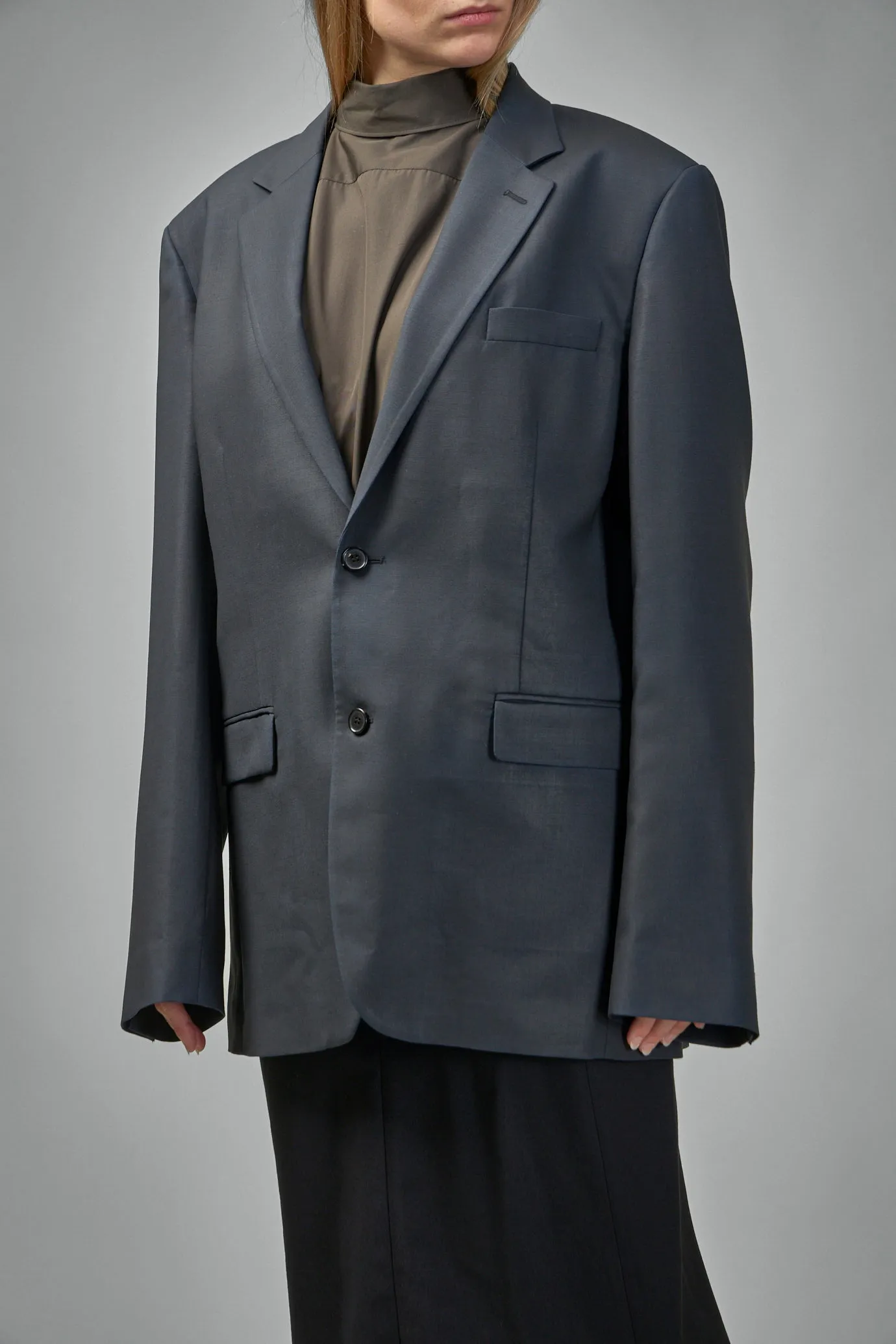 Mohair Wool Suit Jacket