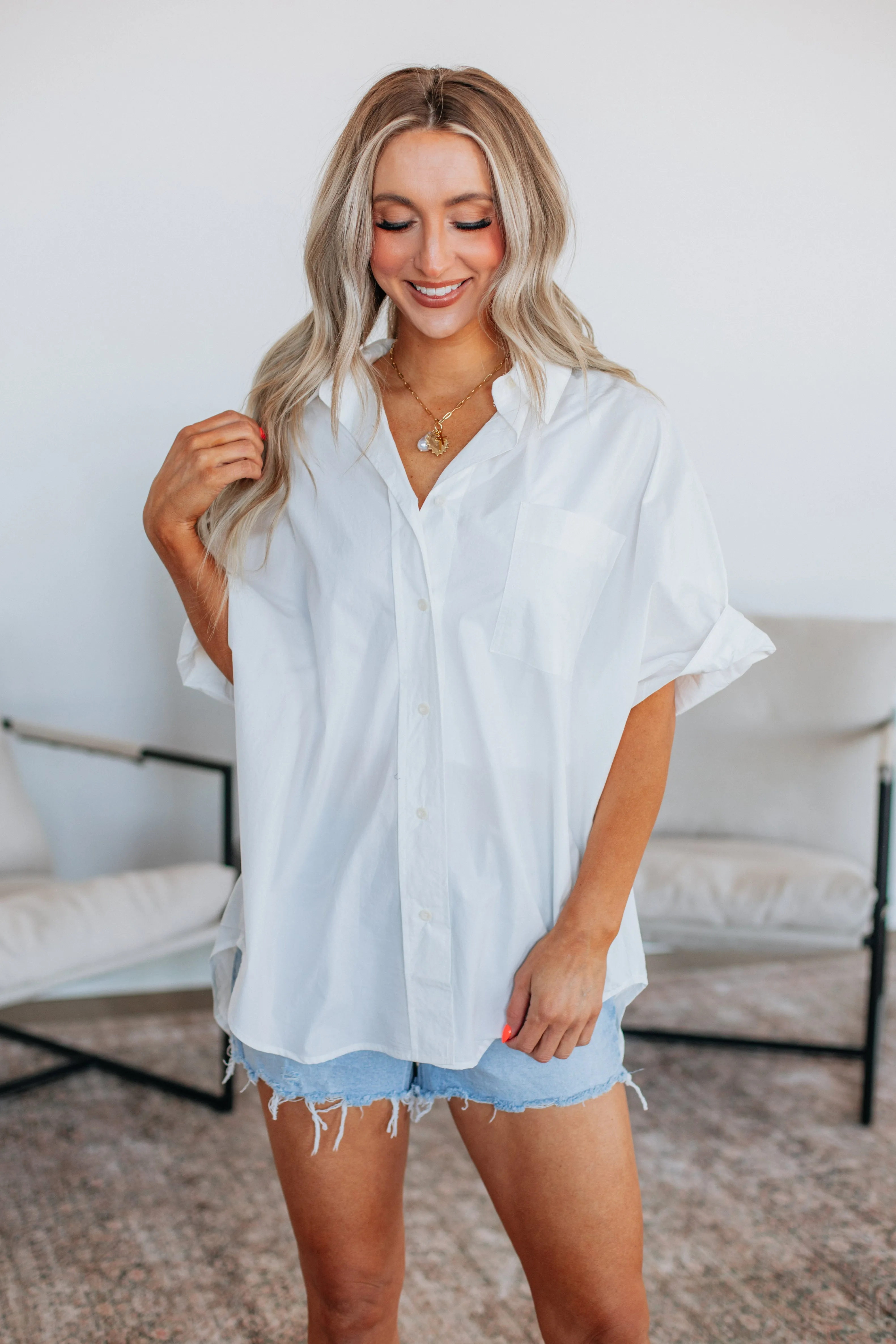 Monique Oversized Button Down