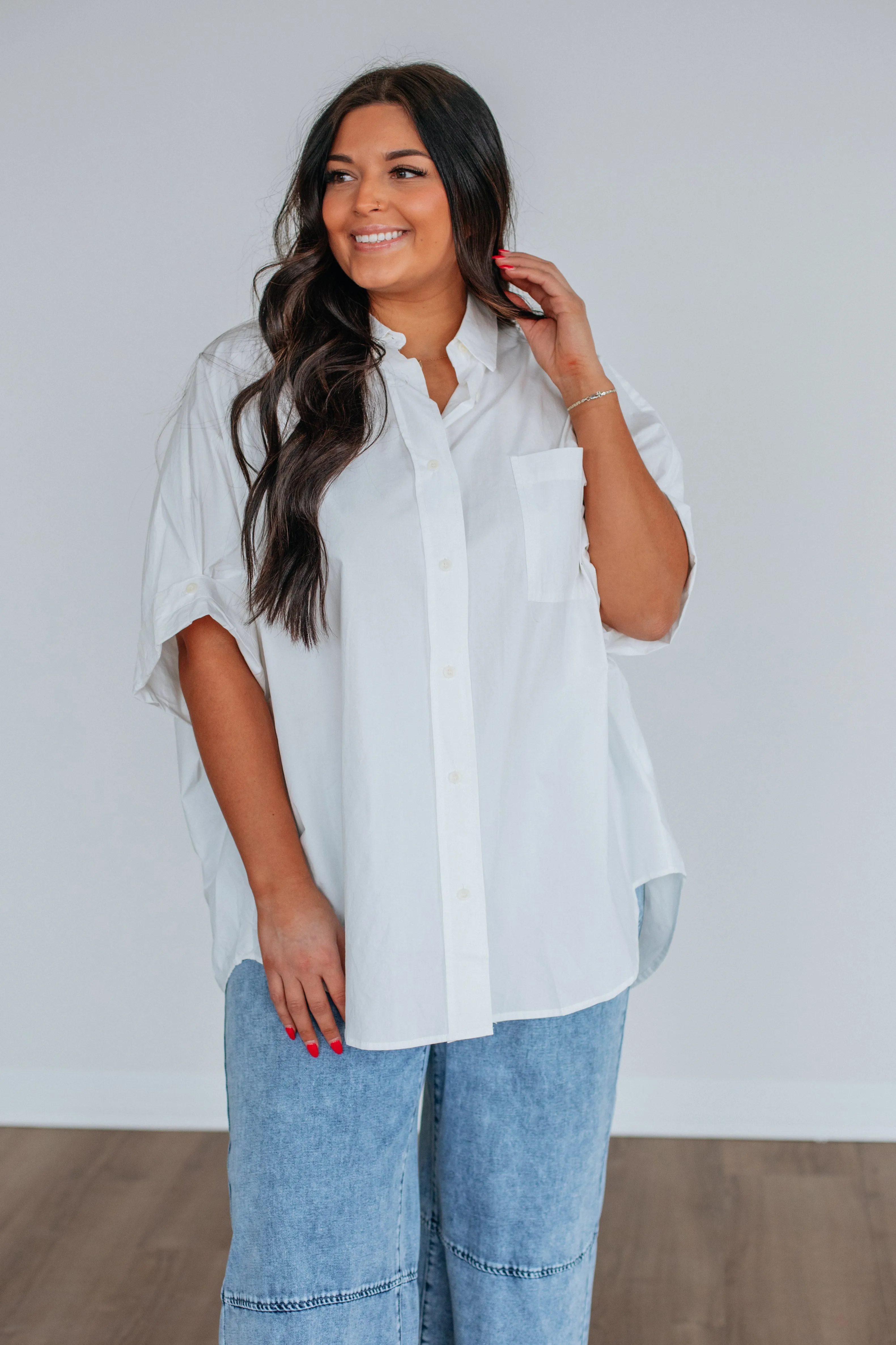 Monique Oversized Button Down