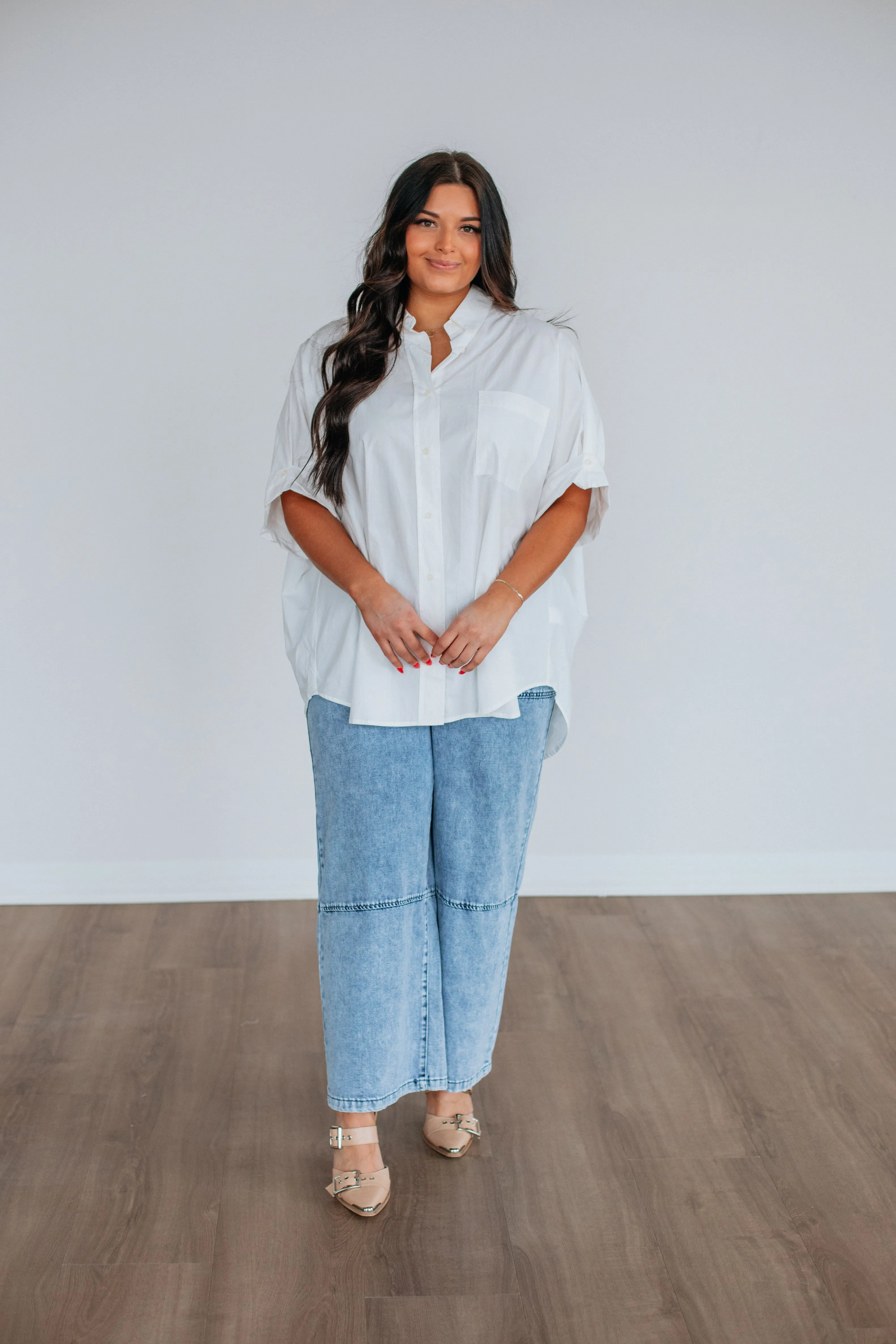 Monique Oversized Button Down
