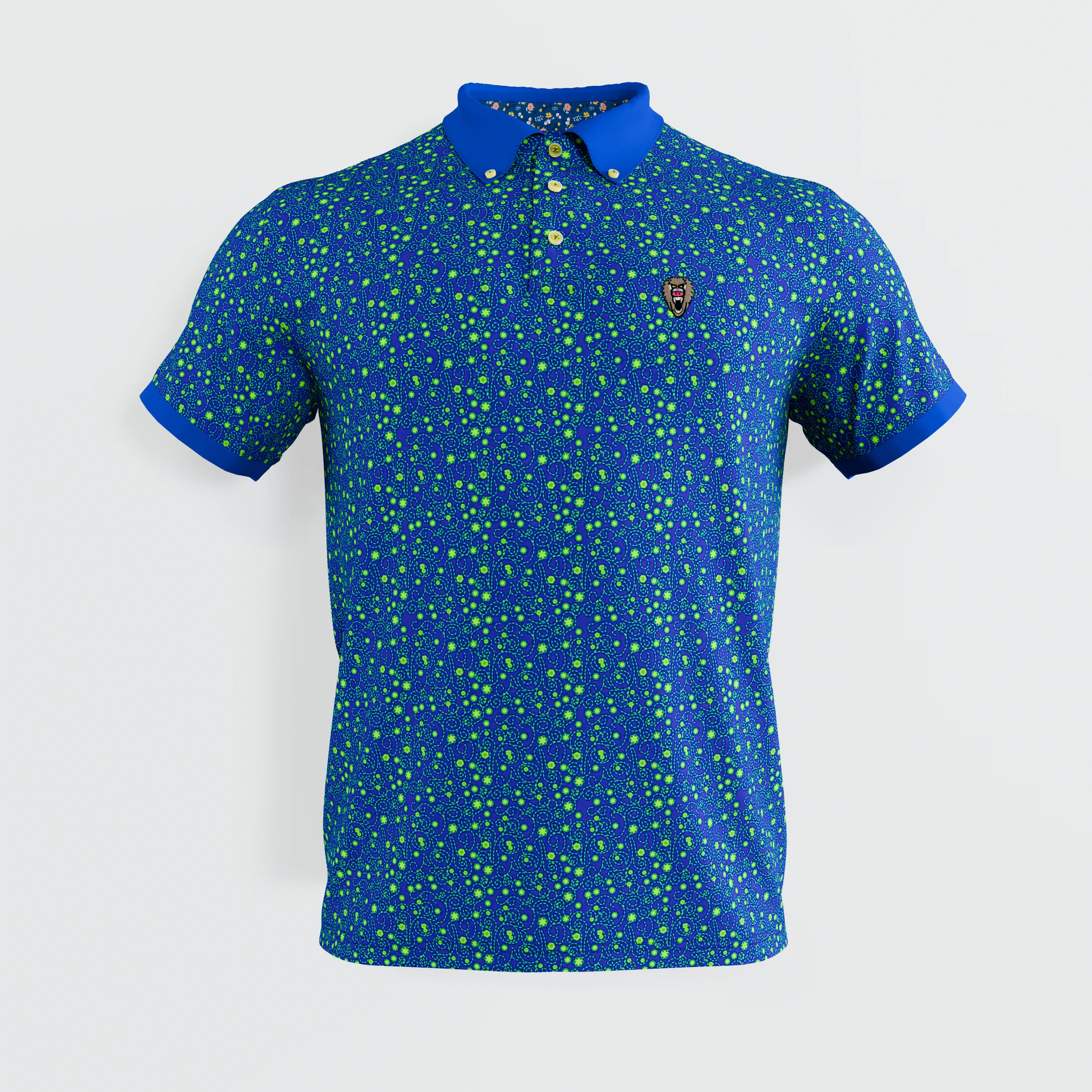 Morocco Print Polo